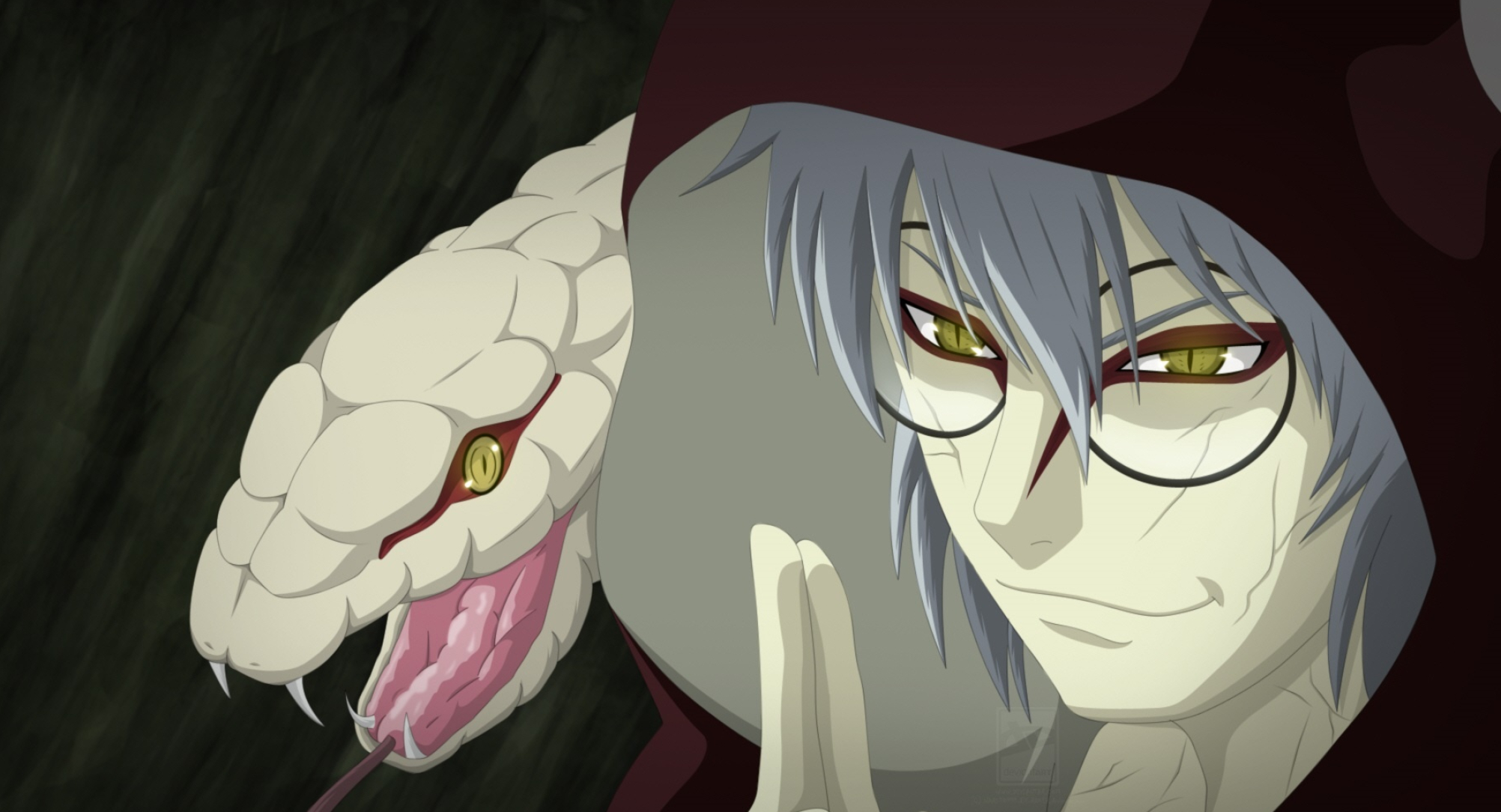 Kabuto Yakushi Anime, Naruto HD wallpaper, Artistic background, Impressive artwork, 2010x1090 HD Desktop