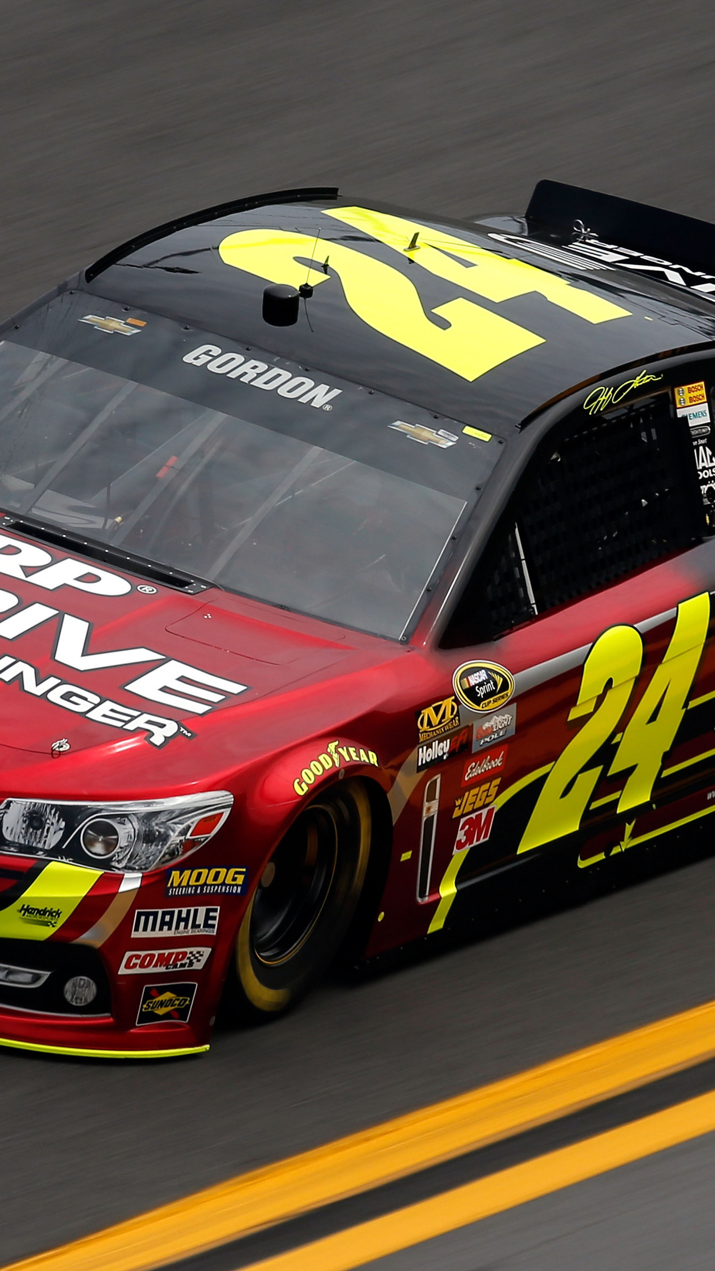 Jeff Gordon, NASCAR champion, Racing enthusiast, High-speed thrill, 1440x2560 HD Phone