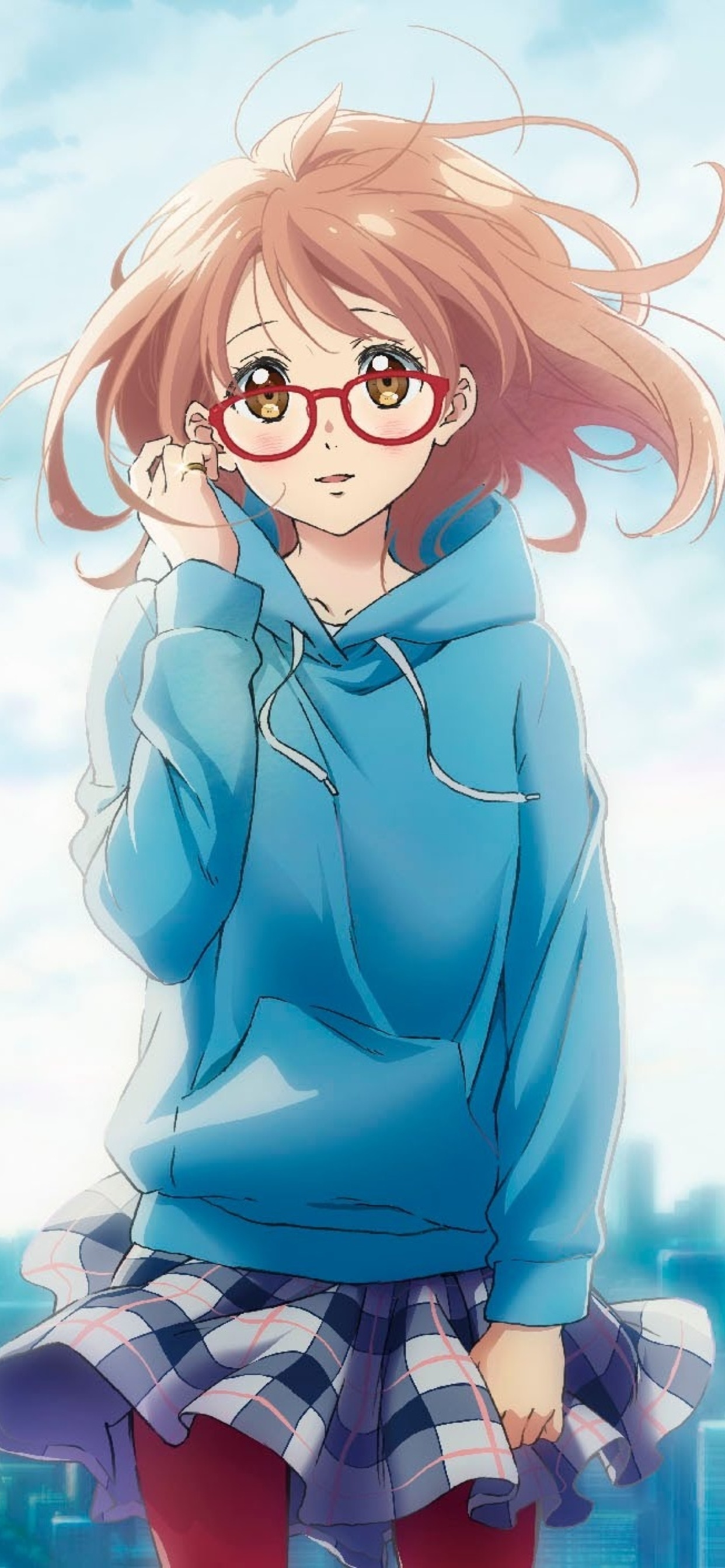 Beyond the Boundary, Kuriyama Mirai, iPhone XS Max, HD wallpapers, 1250x2690 HD Phone