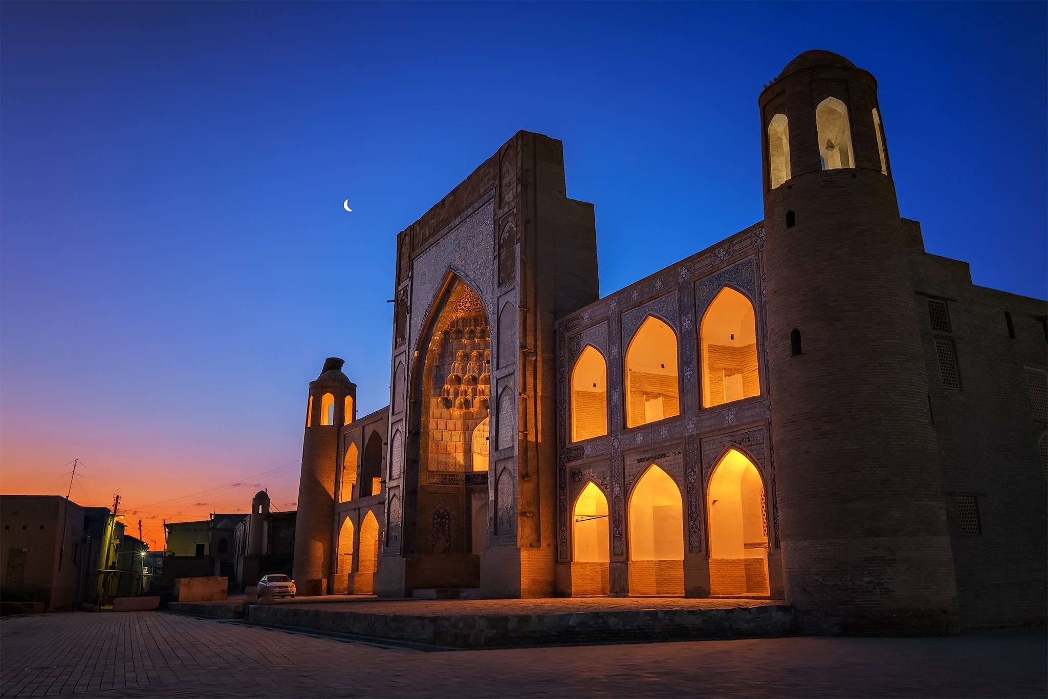 Uzbekistan, Abdulaziz Khan madrassah, Bukhara, HD wallpaper, 2050x1370 HD Desktop