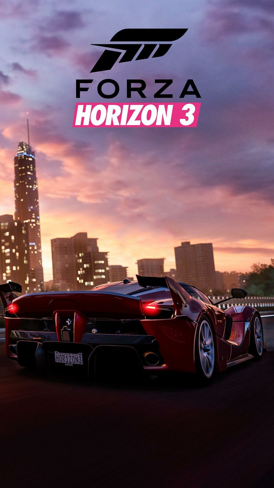 Forza Horizon, Stunning 4k visuals, Thrilling races, Dynamic backgrounds, 1080x1920 Full HD Phone