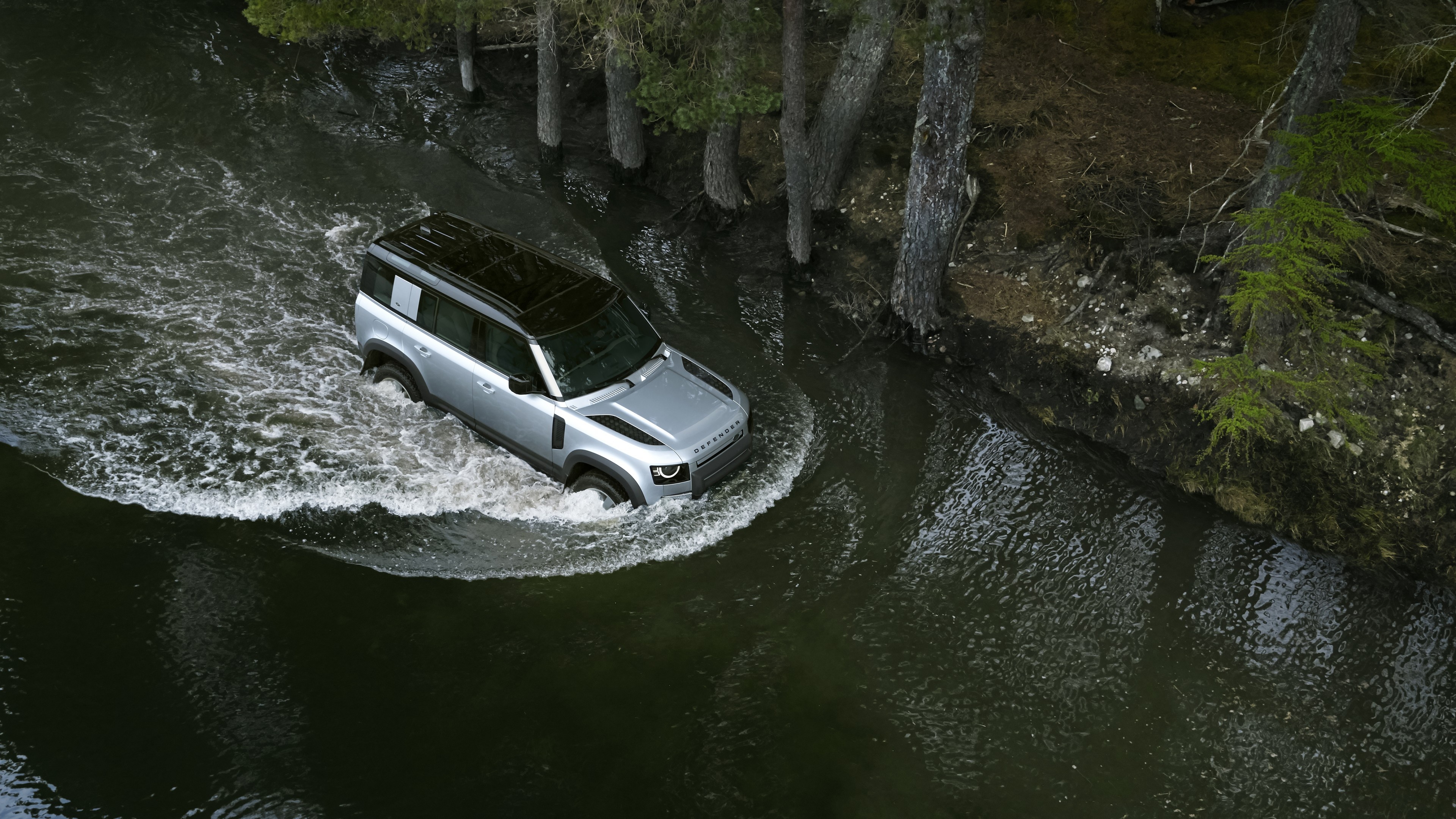 River, Land Rover Defender Wallpaper, 3840x2160 4K Desktop