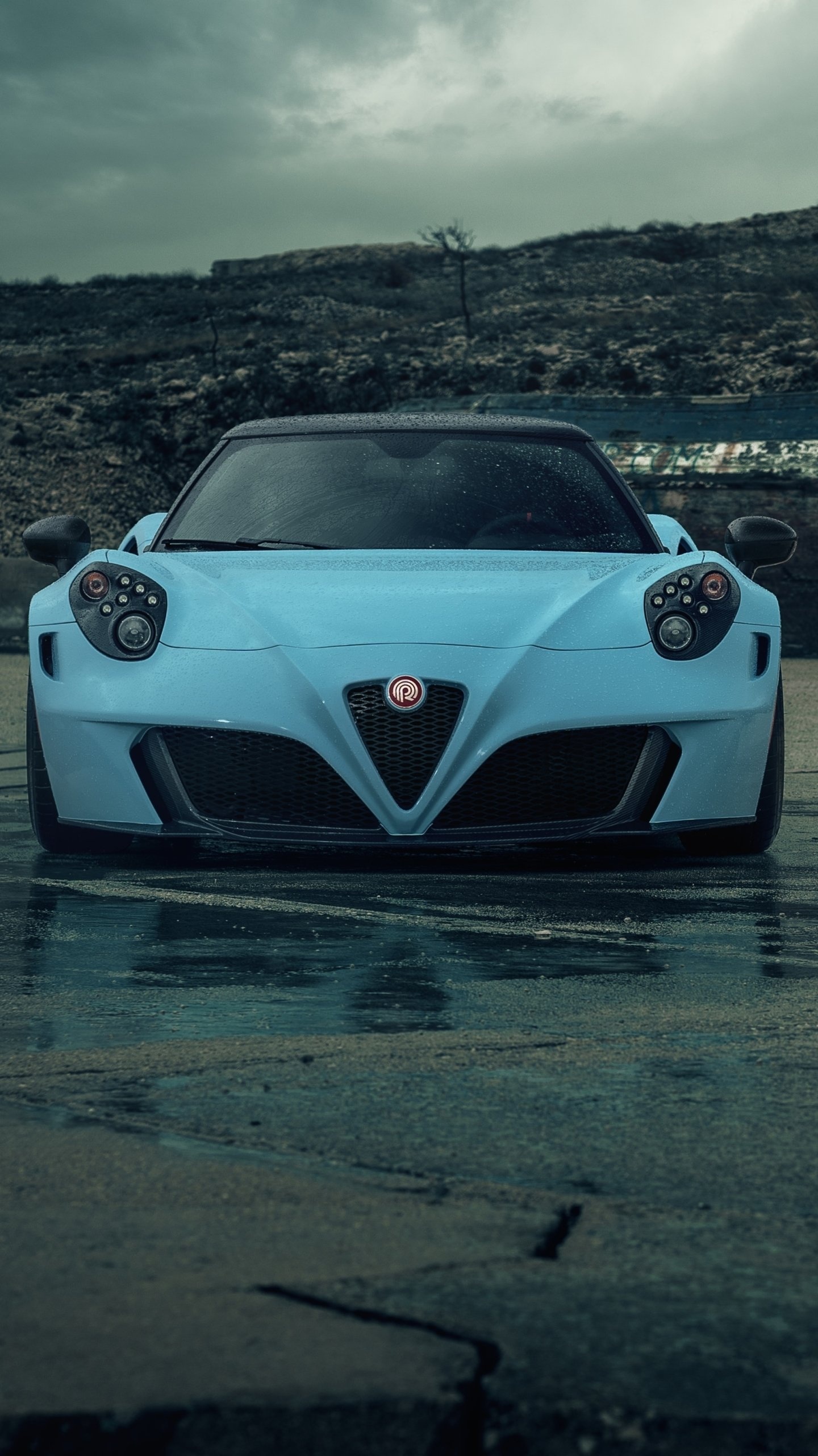 Pogea Racing Zeus Front View, Alfa Romeo Wallpaper, 1440x2560 HD Phone