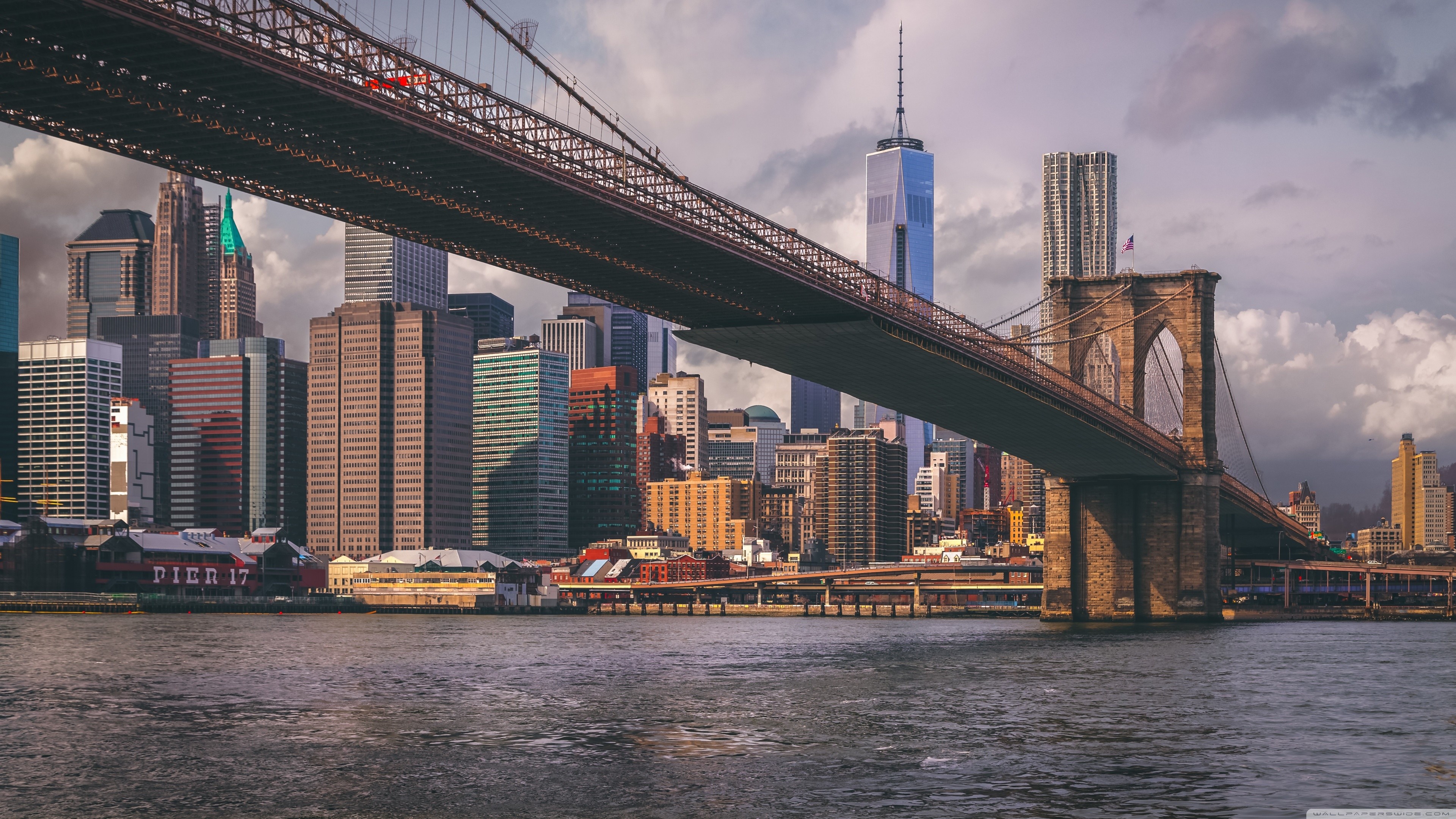 Brooklyn Bridge, Zoey Walker, Wallpapers, 3840x2160 4K Desktop