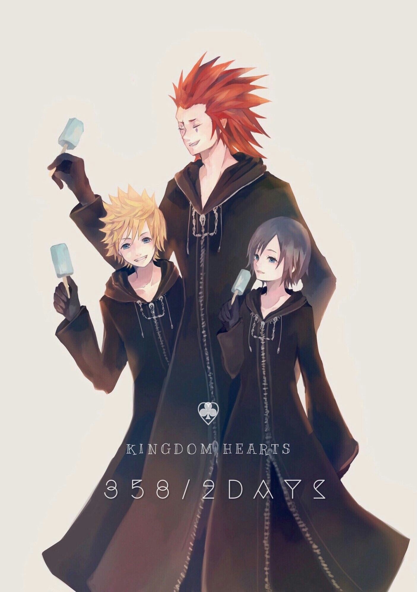 Axel Roxas Xion Kingdom Hearts, Kingdom Hearts Art, Kingdom Hearts series, Gaming, 1410x2000 HD Phone