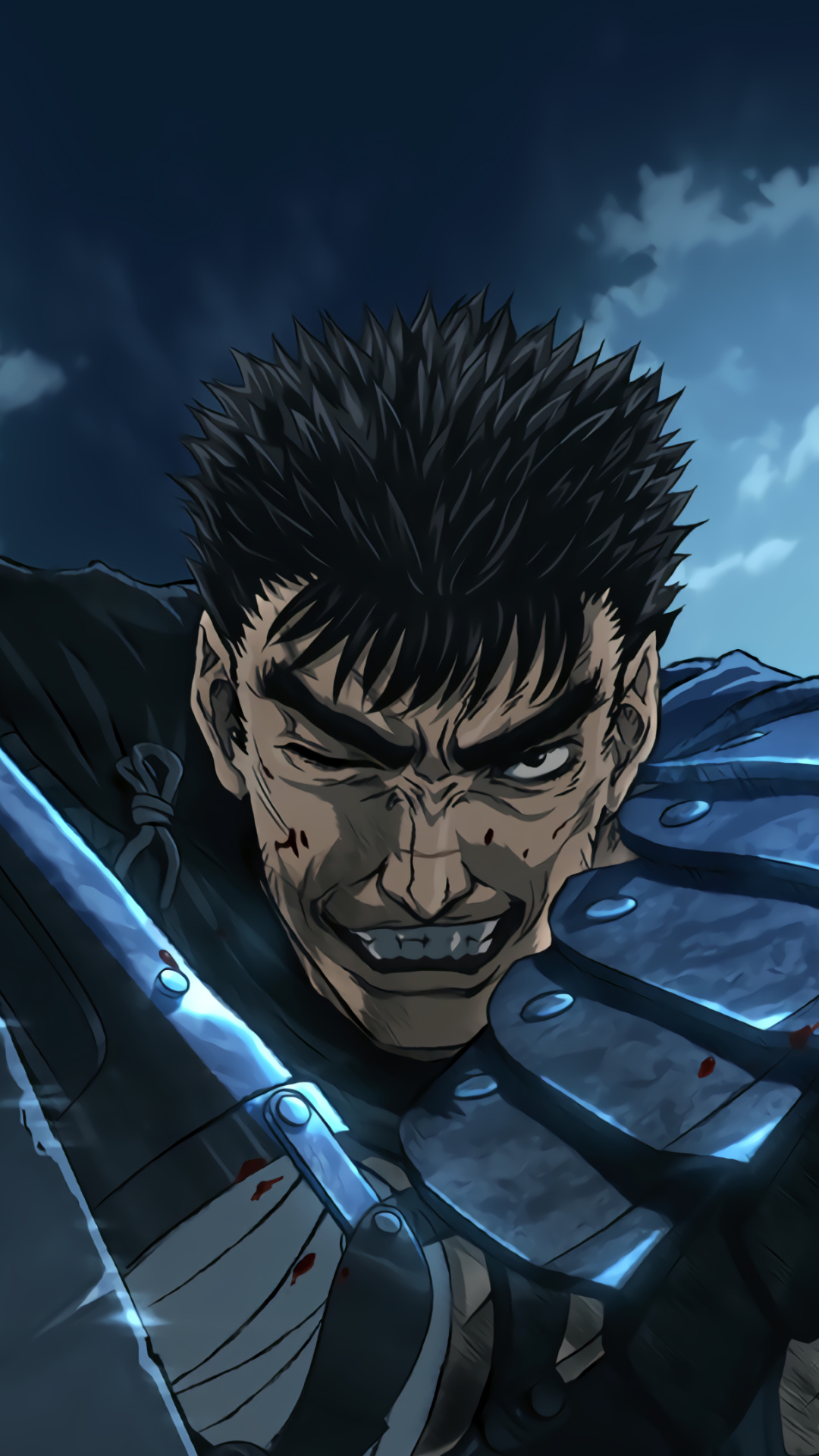 Berserk, Intense anime, Dark fantasy, Action-packed storyline, 1080x1920 Full HD Phone