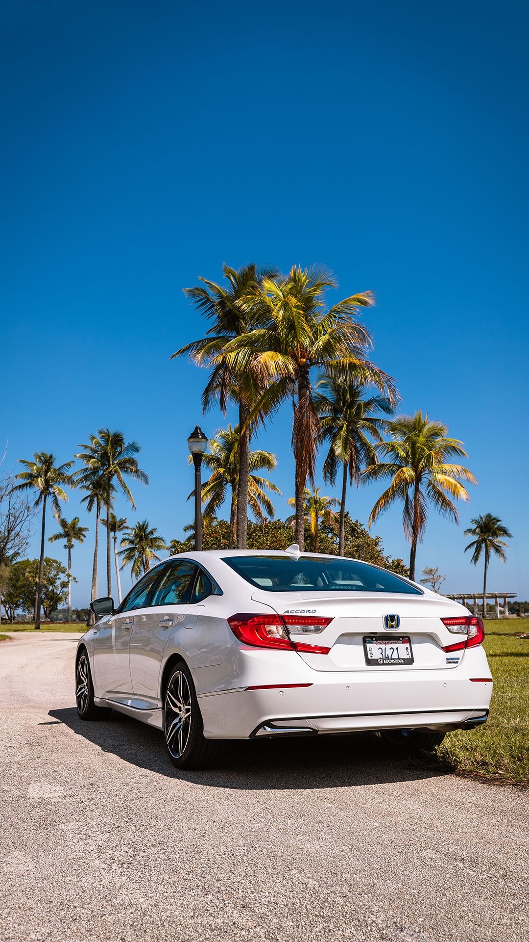 Back View, Honda Accord Wallpaper, 1080x1920 Full HD Phone