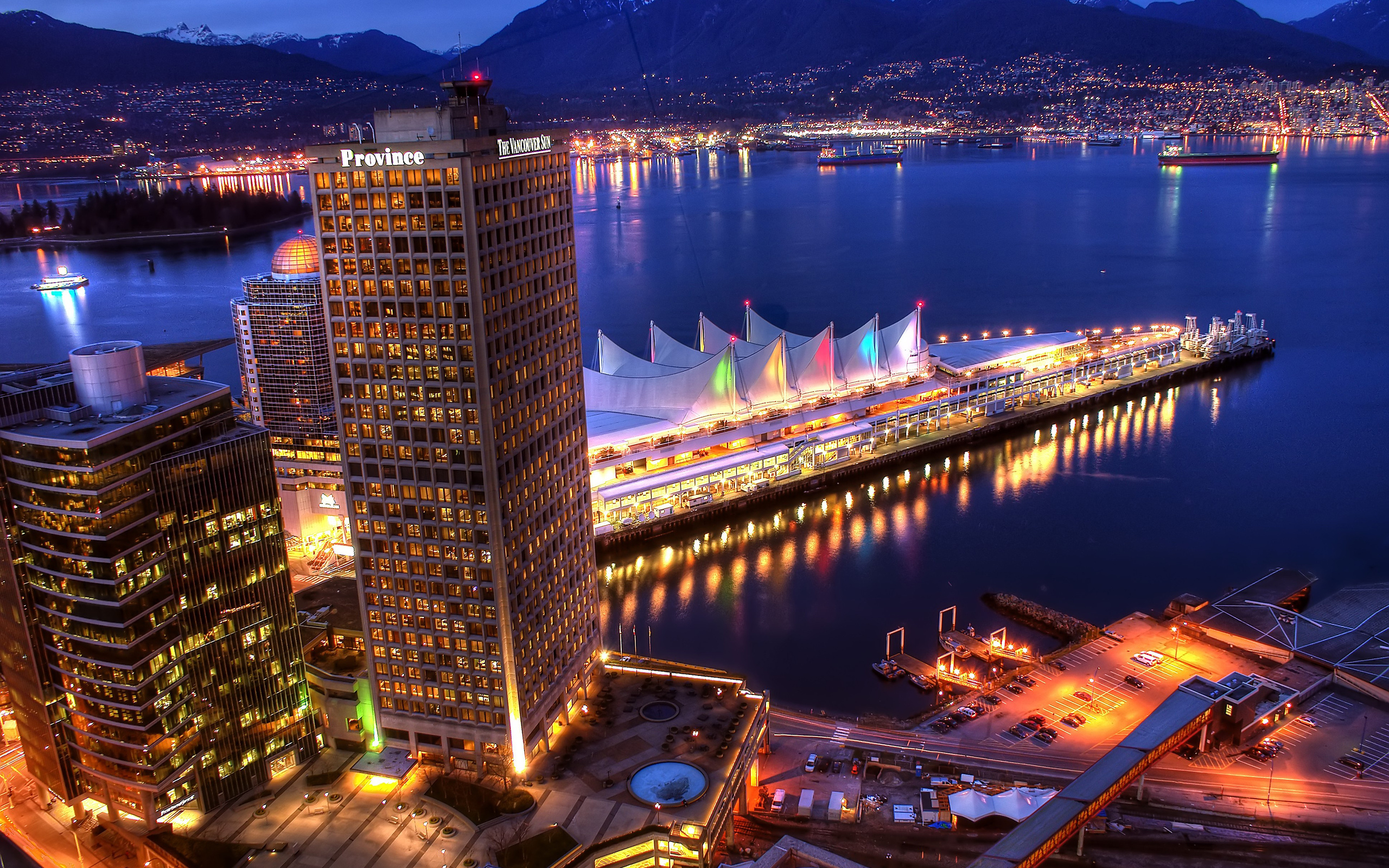 Vancouver cityscape, Canadian travel destination, Beautiful skyline, Urban exploration, 2560x1600 HD Desktop