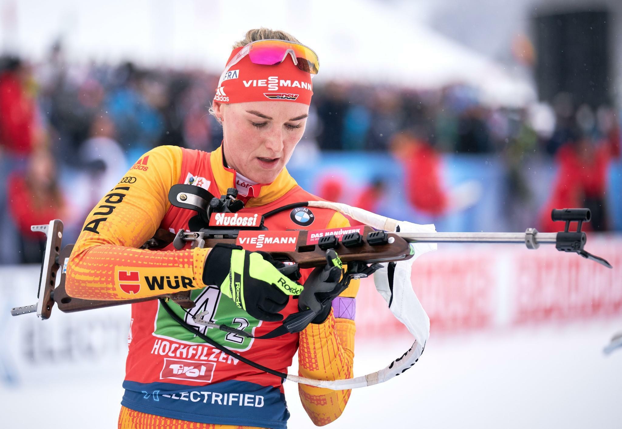 Denise Herrmann, Oberhof World Cup, German biathletes, End the crisis, 2050x1420 HD Desktop