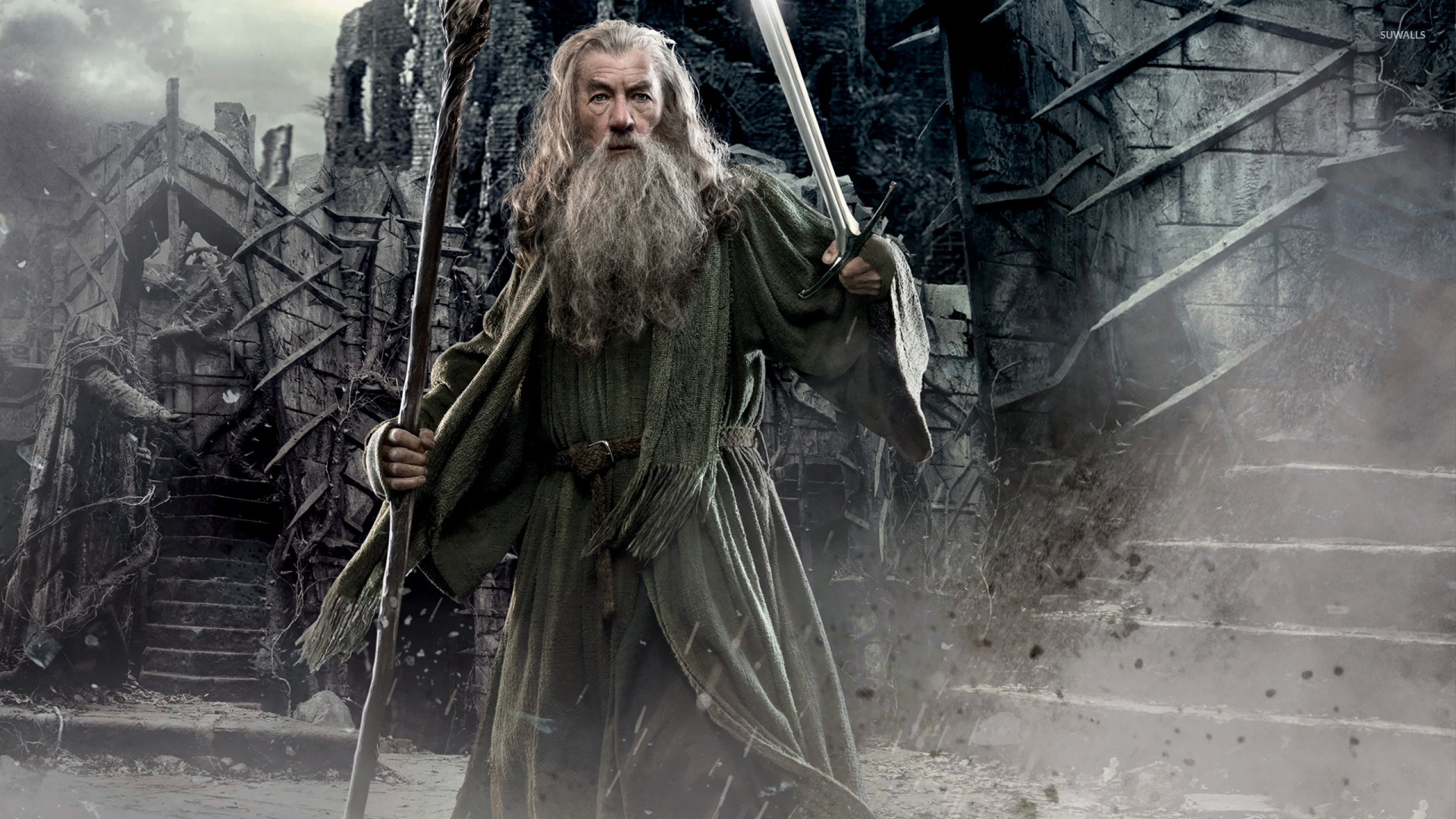 Desolation of Smaug, Gandalf, Movie wallpapers, Movie, 1920x1080 Full HD Desktop