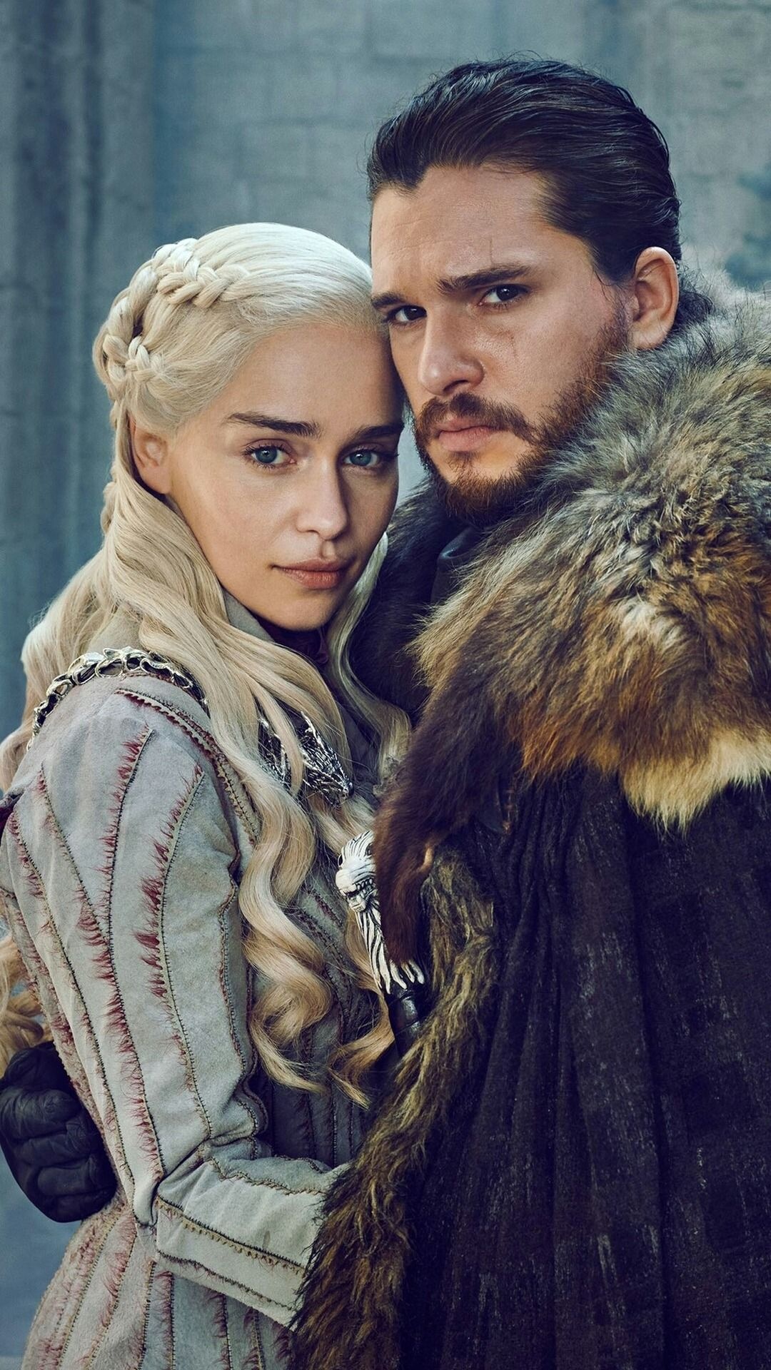 Jon Snow, Daenerys, Lockscreens, Movies, 1080x1920 Full HD Phone