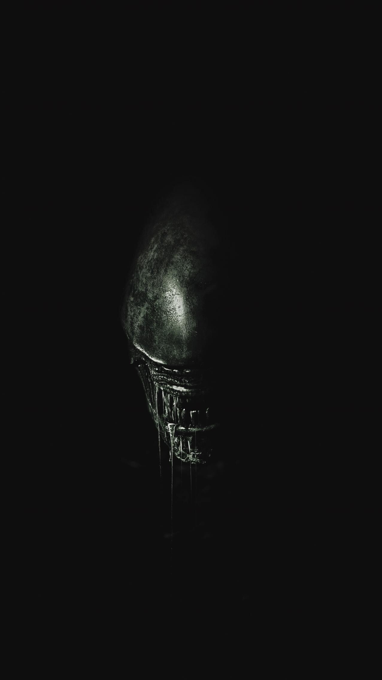 H.R. Giger, The Strain inspiration, Terrifying alien artwork, Distinctive style, 1280x2270 HD Phone