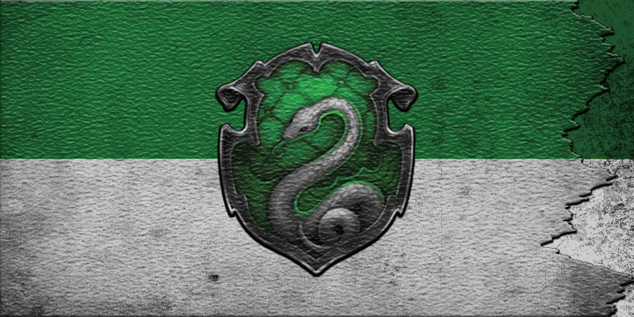 Pottermore, Mobile wallpapers, Serpent emblem, Dark aesthetics, 2160x1080 Dual Screen Desktop