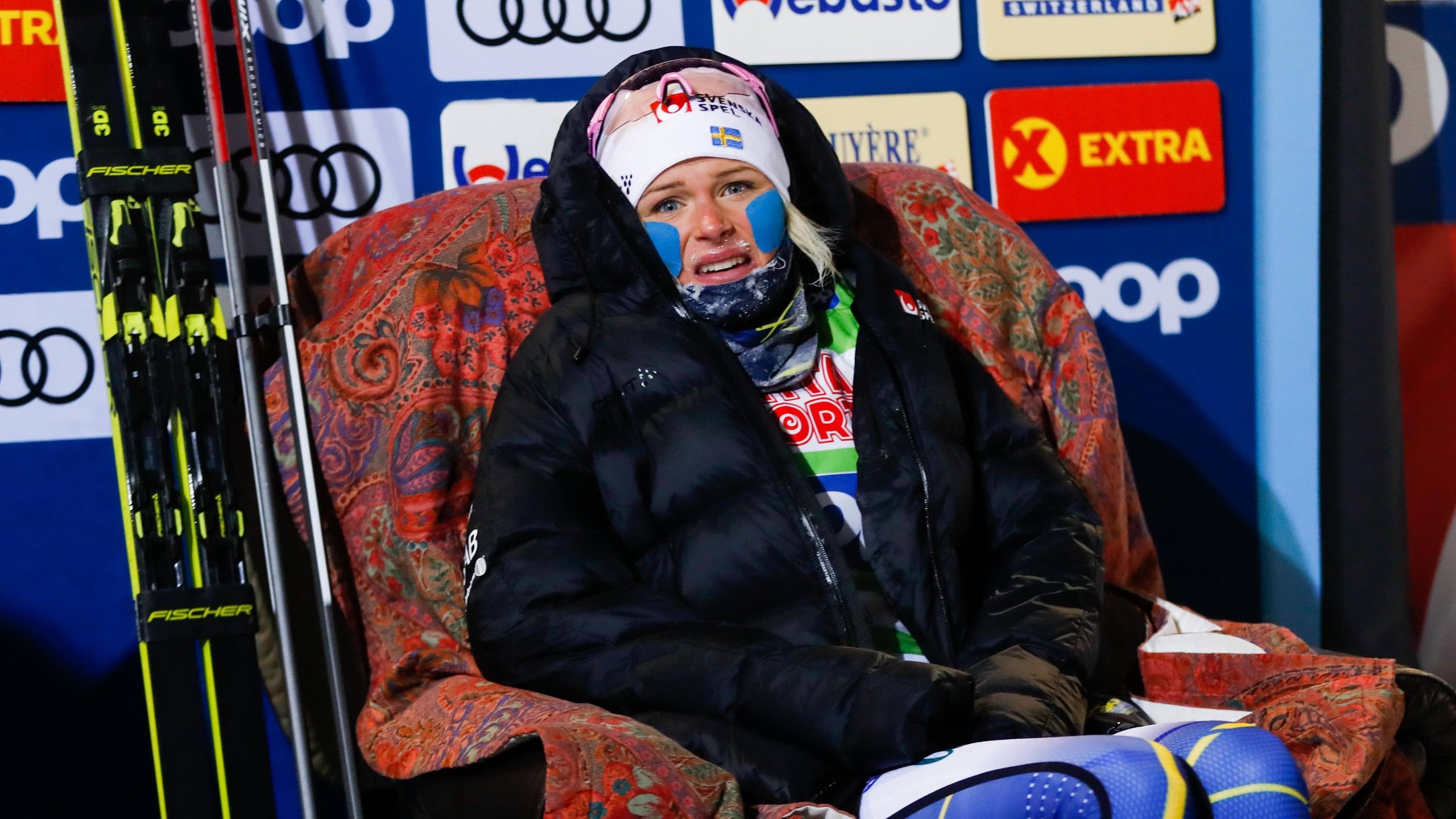 Frida Karlsson, Ruka leader's seat, Burning pants, Radiosporten, 2560x1440 HD Desktop