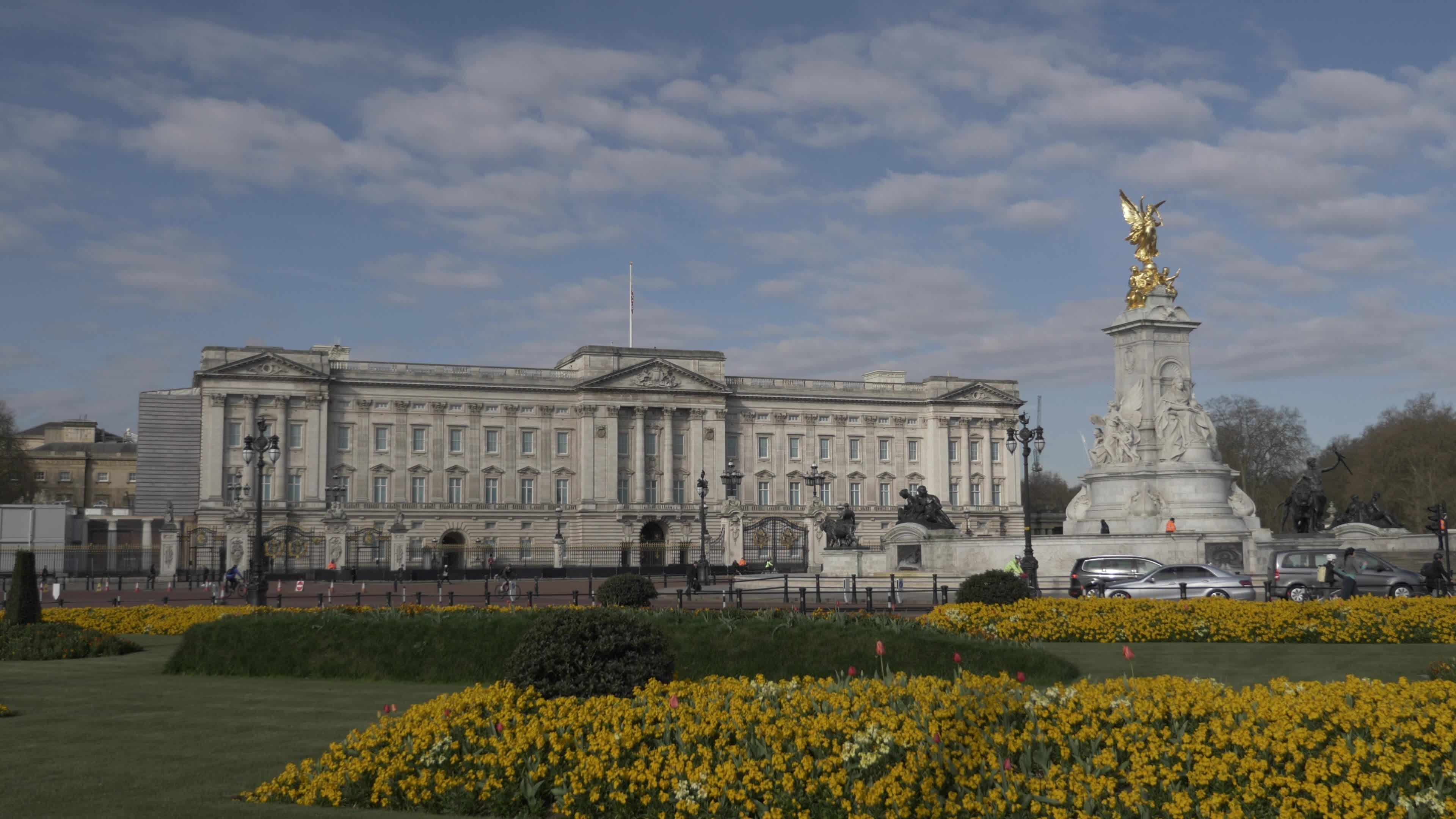 Buckingham Palace, London, United Kingdom, Stock video, 3840x2160 4K Desktop