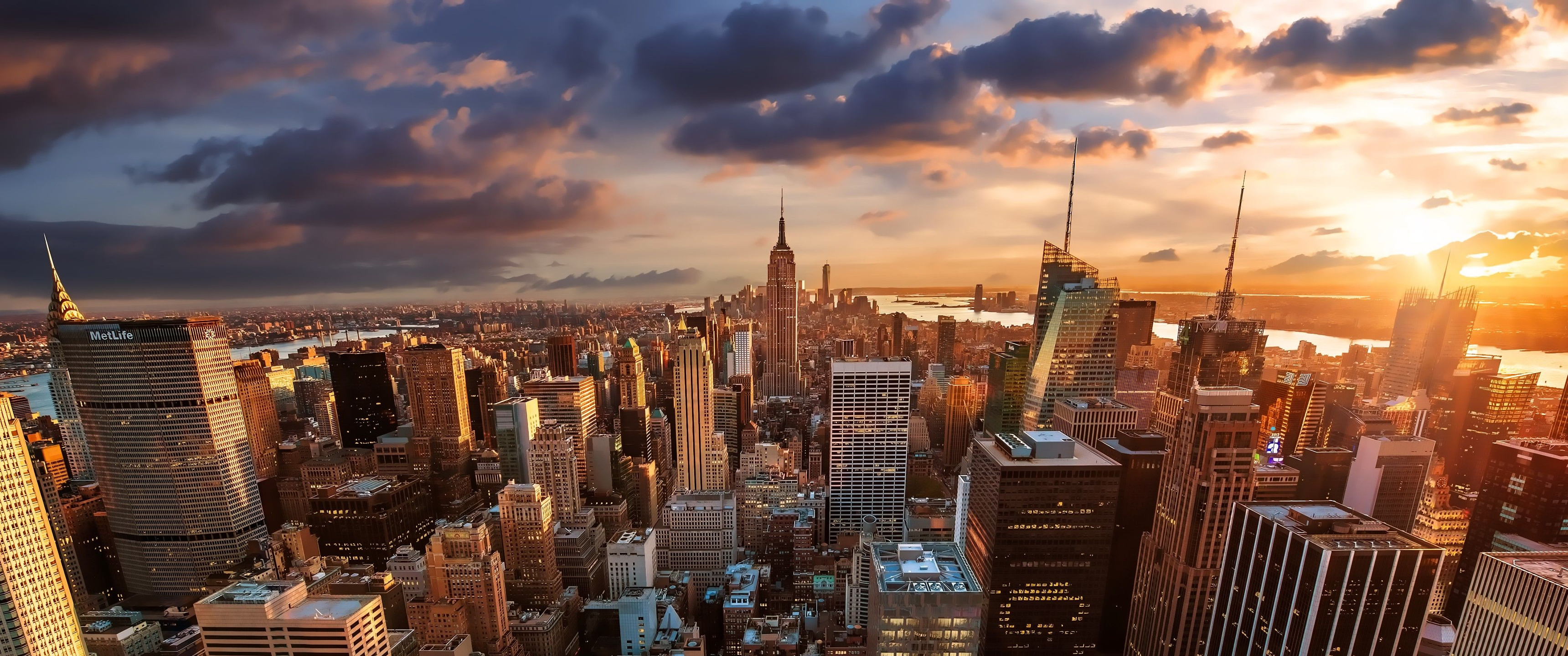 Top New York widescreen, HQ wallpapers, Free download, High-quality images, 3440x1440 Dual Screen Desktop