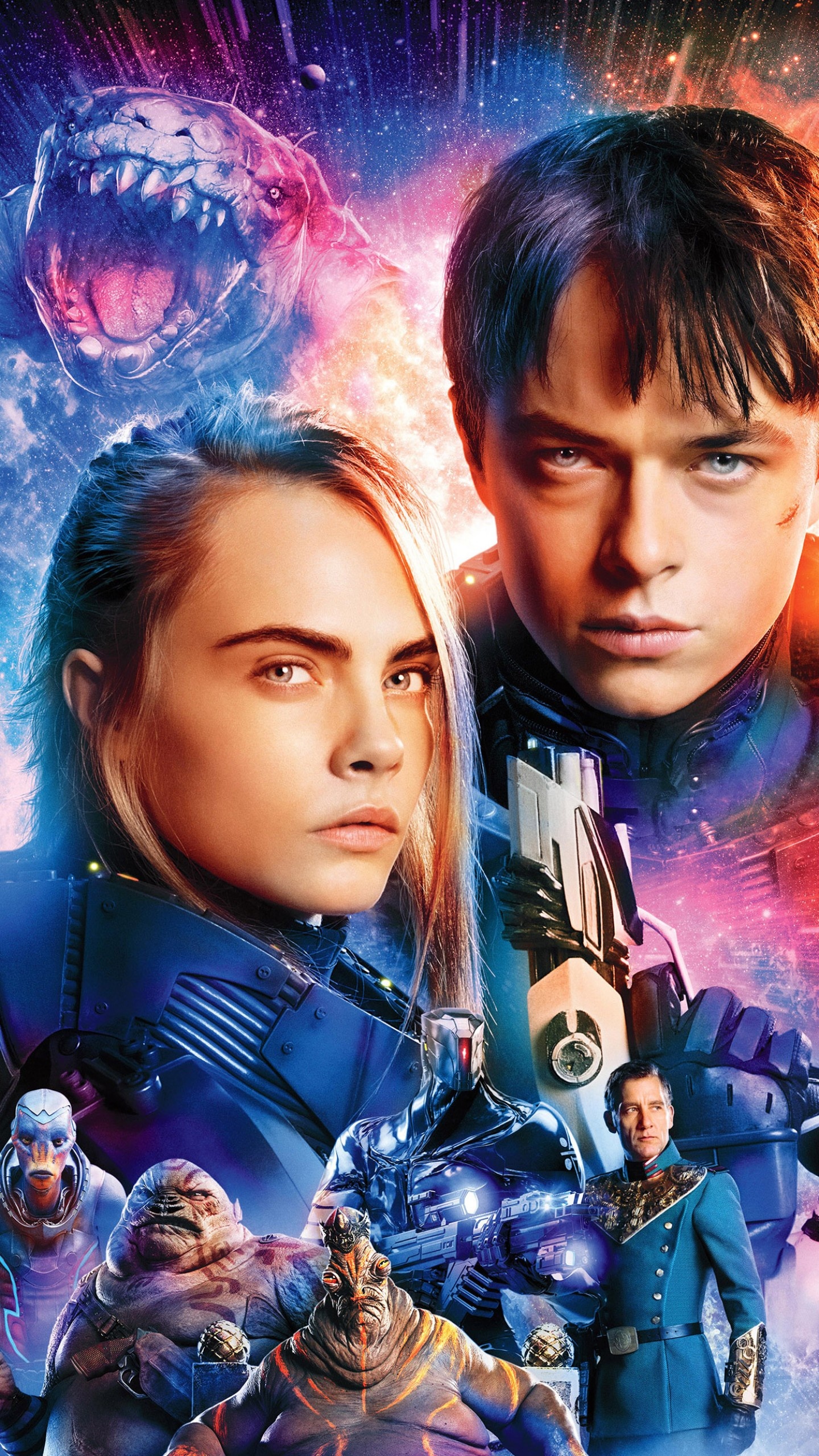 Cara Delevingne, Laureline, Movies, Valerian, 1440x2560 HD Phone