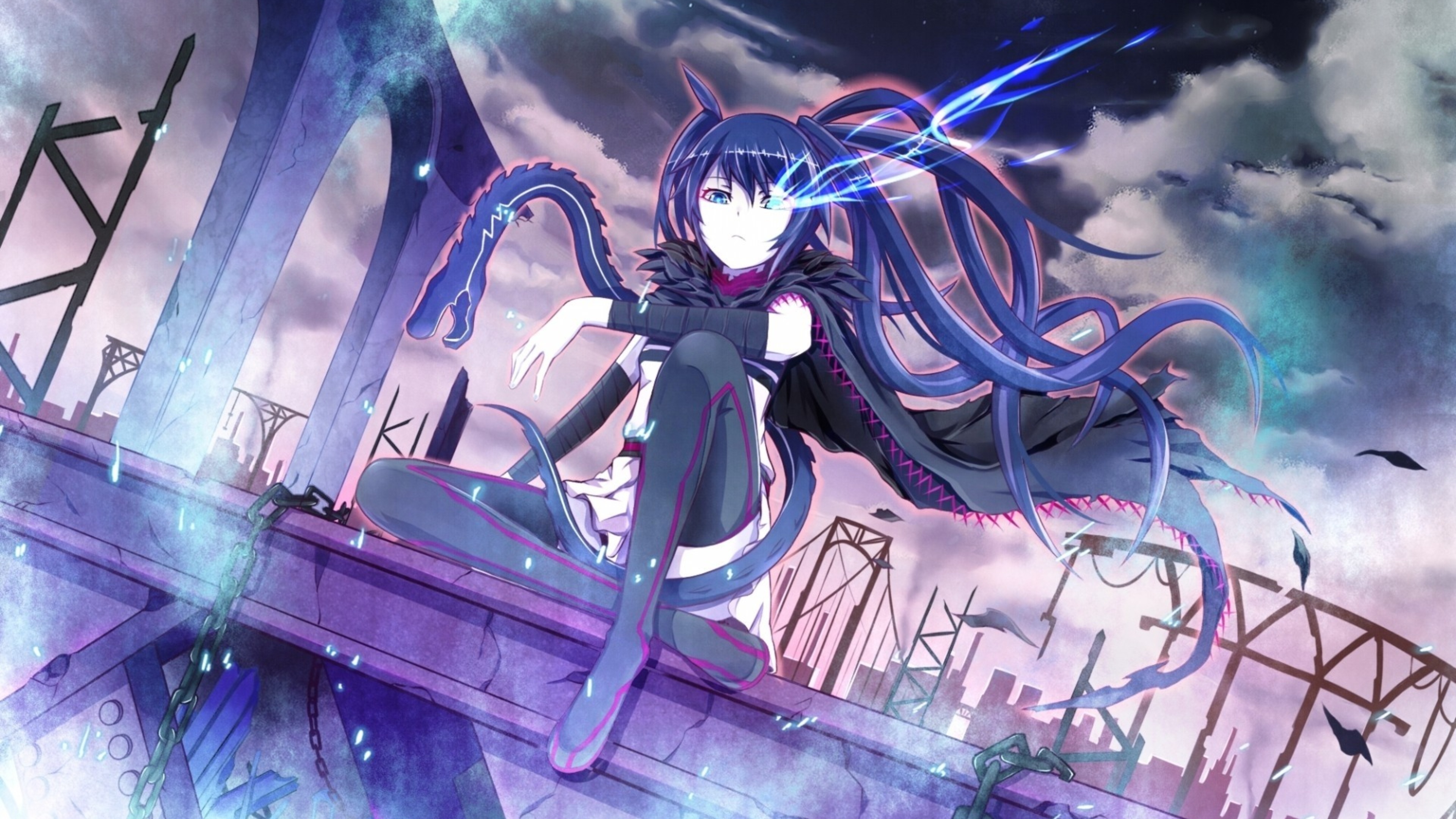 Black Rock Shooter, 1920x1200 HD, Wuxga et, 3840x2160 4K Desktop