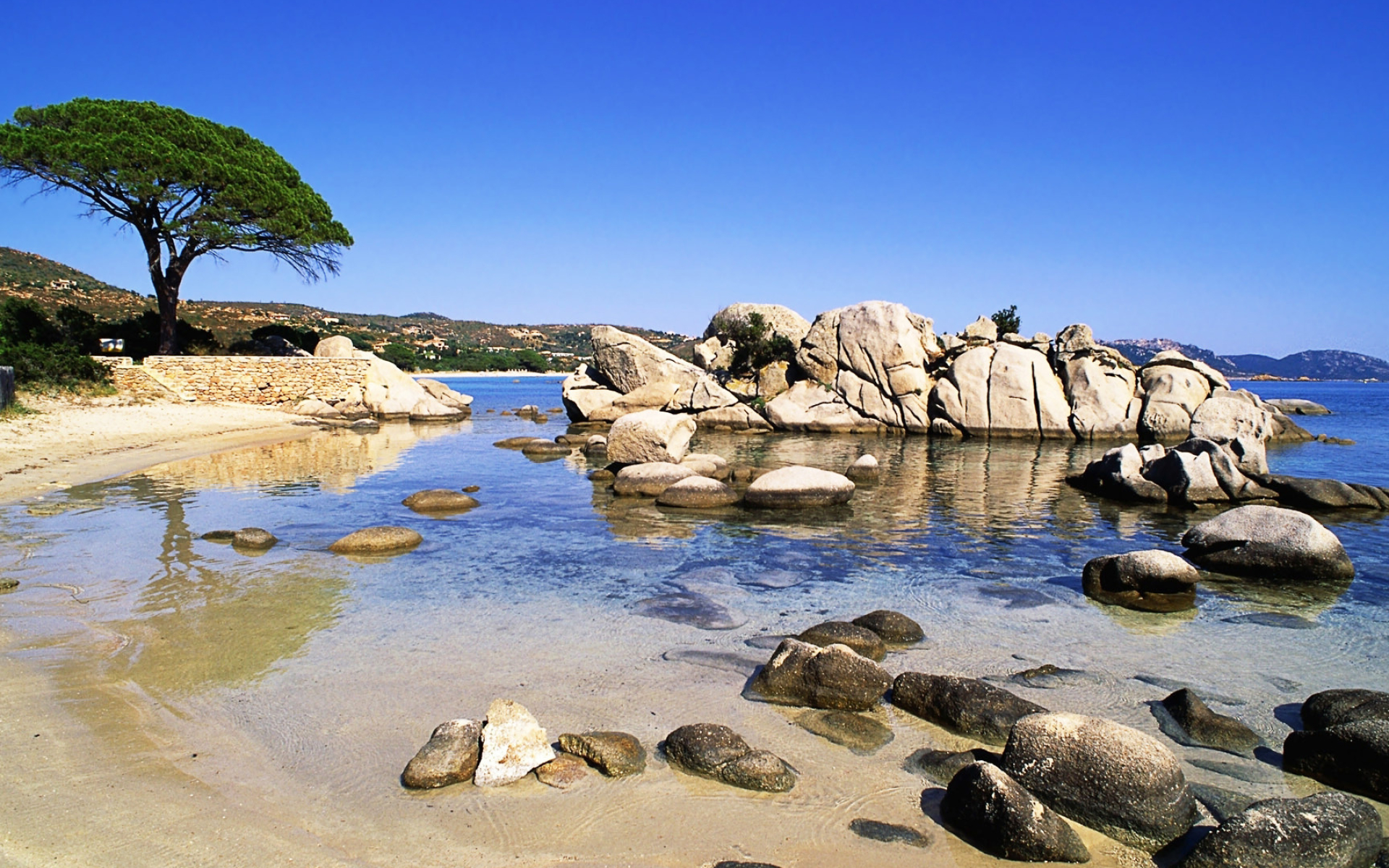 Corsica Island, Palombaggia beach, Beach wallpapers, 13662, 1920x1200 HD Desktop