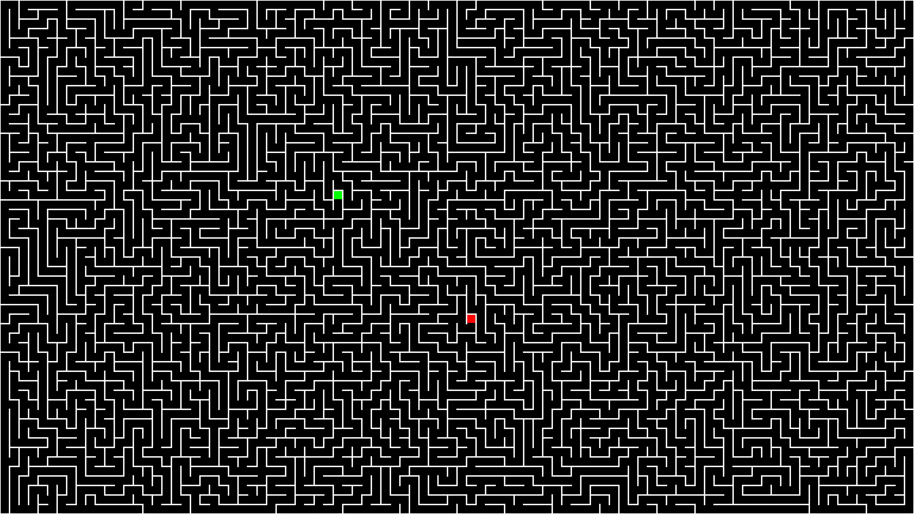 Maze generator, Rprocessing, 3840x2160 4K Desktop