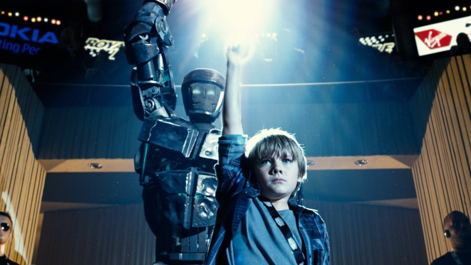 Real Steel film, Futuristic robot boxing, Technologically advanced, Action-packed drama, 1920x1080 Full HD Desktop