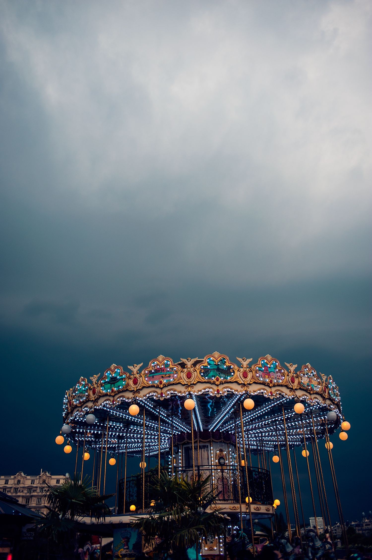 Merry-go-round, Prints for sale, Scenic art, 1500x2260 HD Phone