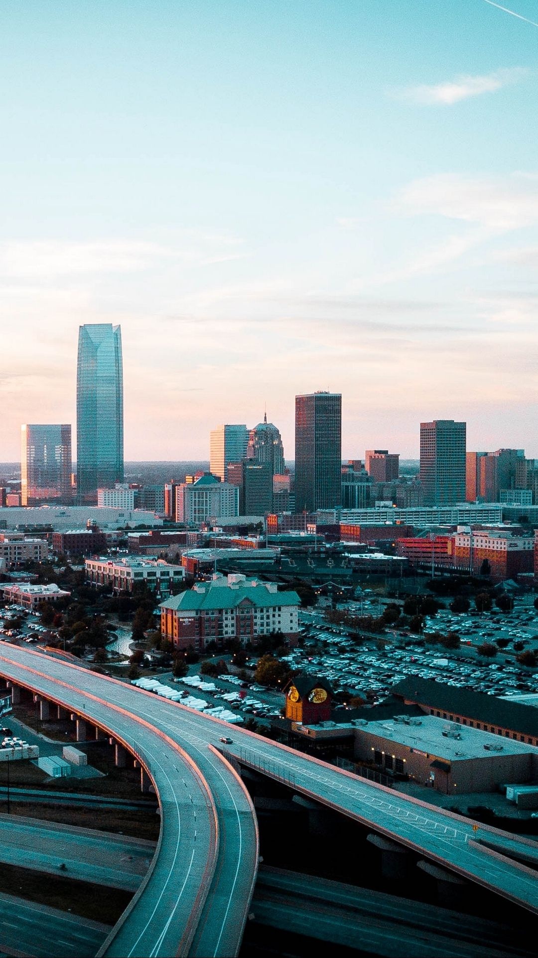 Oklahoma City Skyline, Wallpaper stores, Oklahoma City, Wallpaper stores, 1080x1920 Full HD Phone