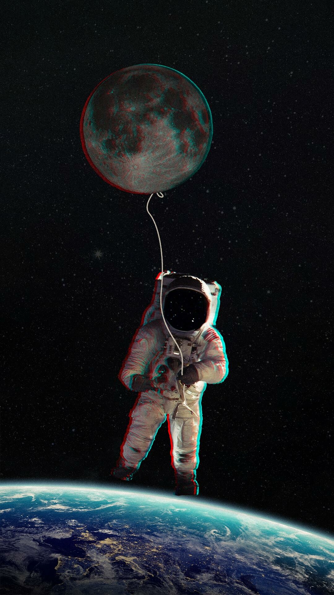 Custom-made astronaut wallpaper, Impeccable quality, Imgur album, Unique visuals, 1080x1920 Full HD Phone