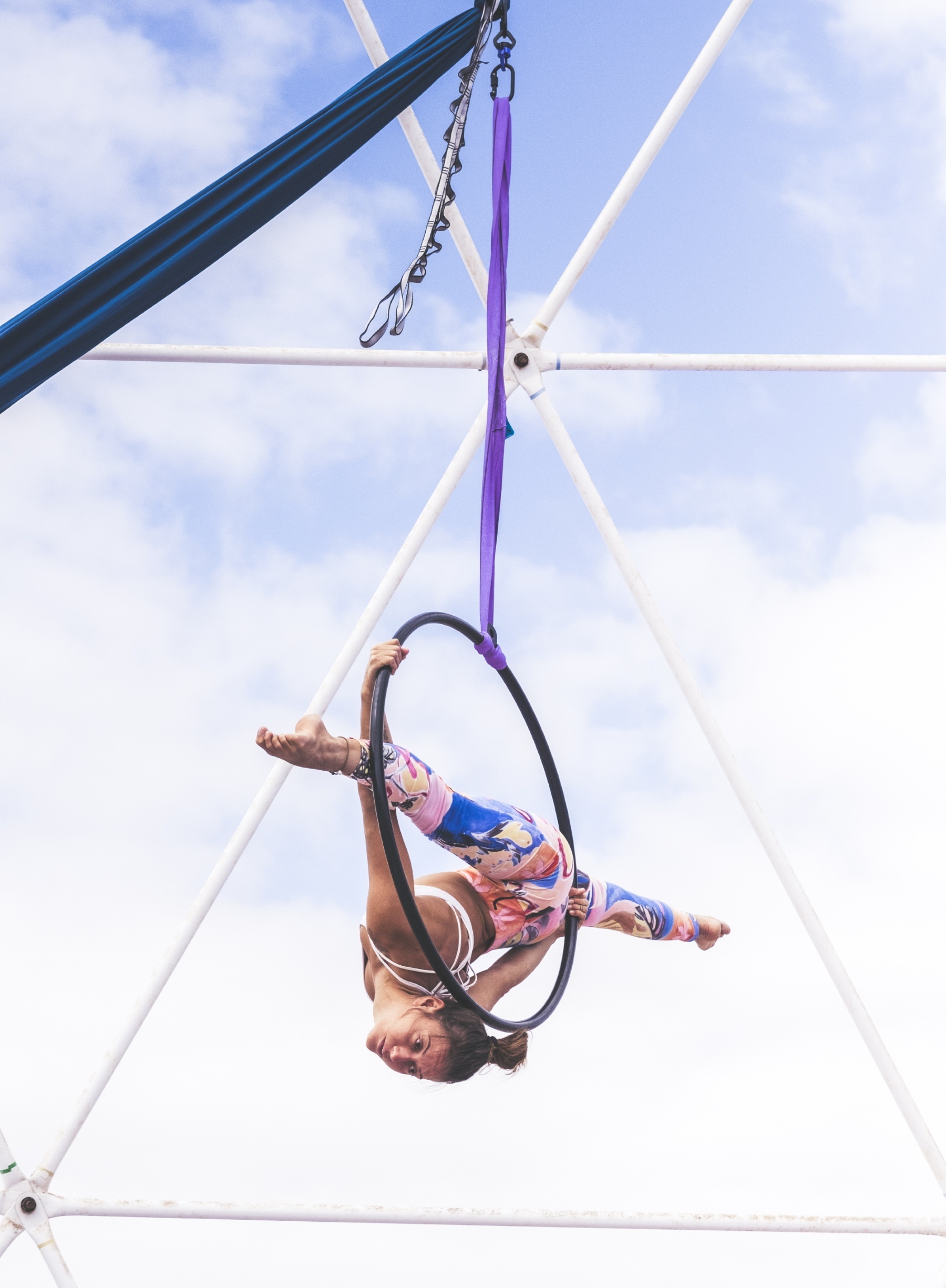 Aerial hoop, Acrobatic Sports Wallpaper, 1800x2450 HD Phone