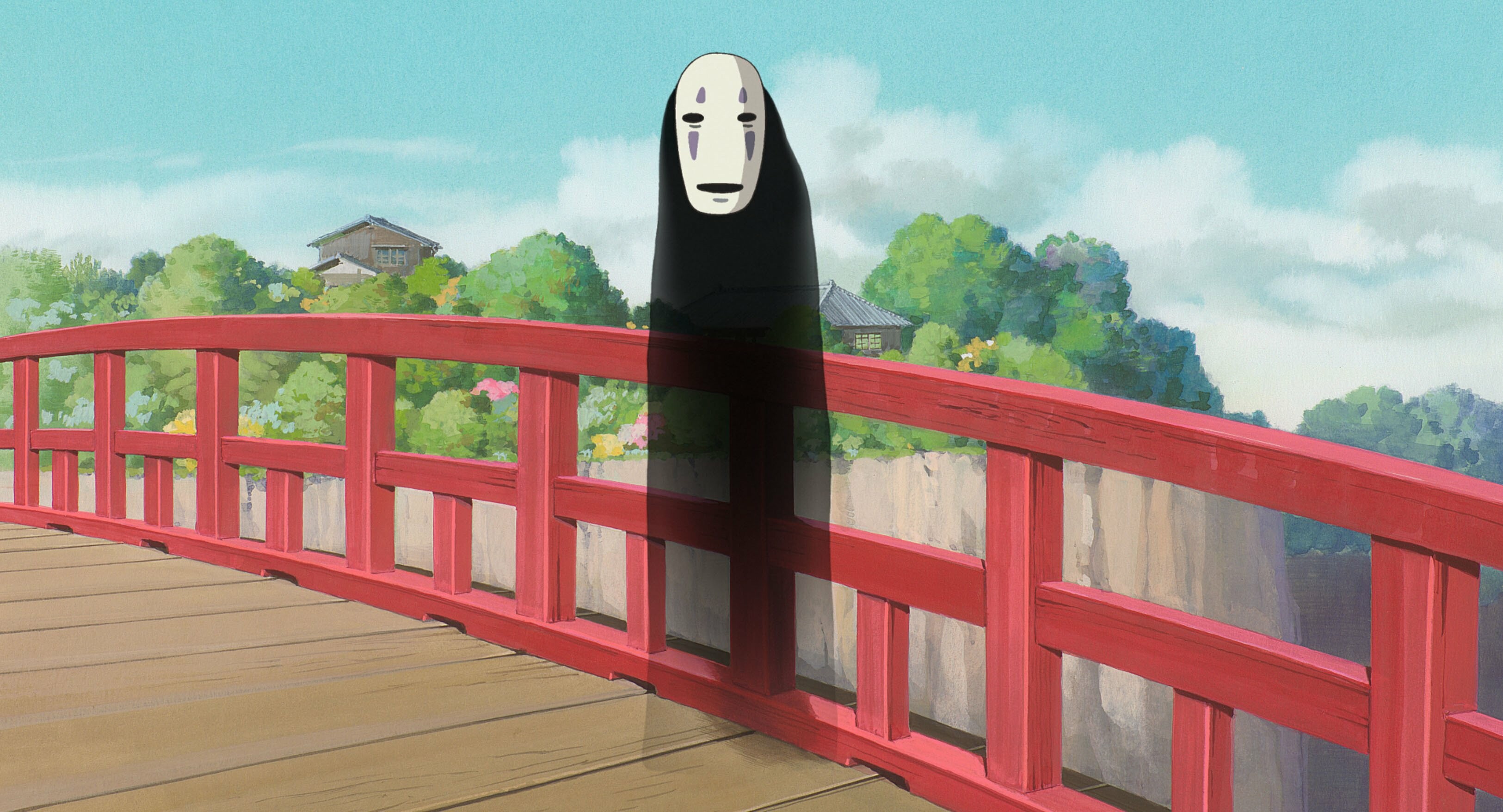 No-Face, Spirited Away Wallpaper, 3250x1760 HD Desktop