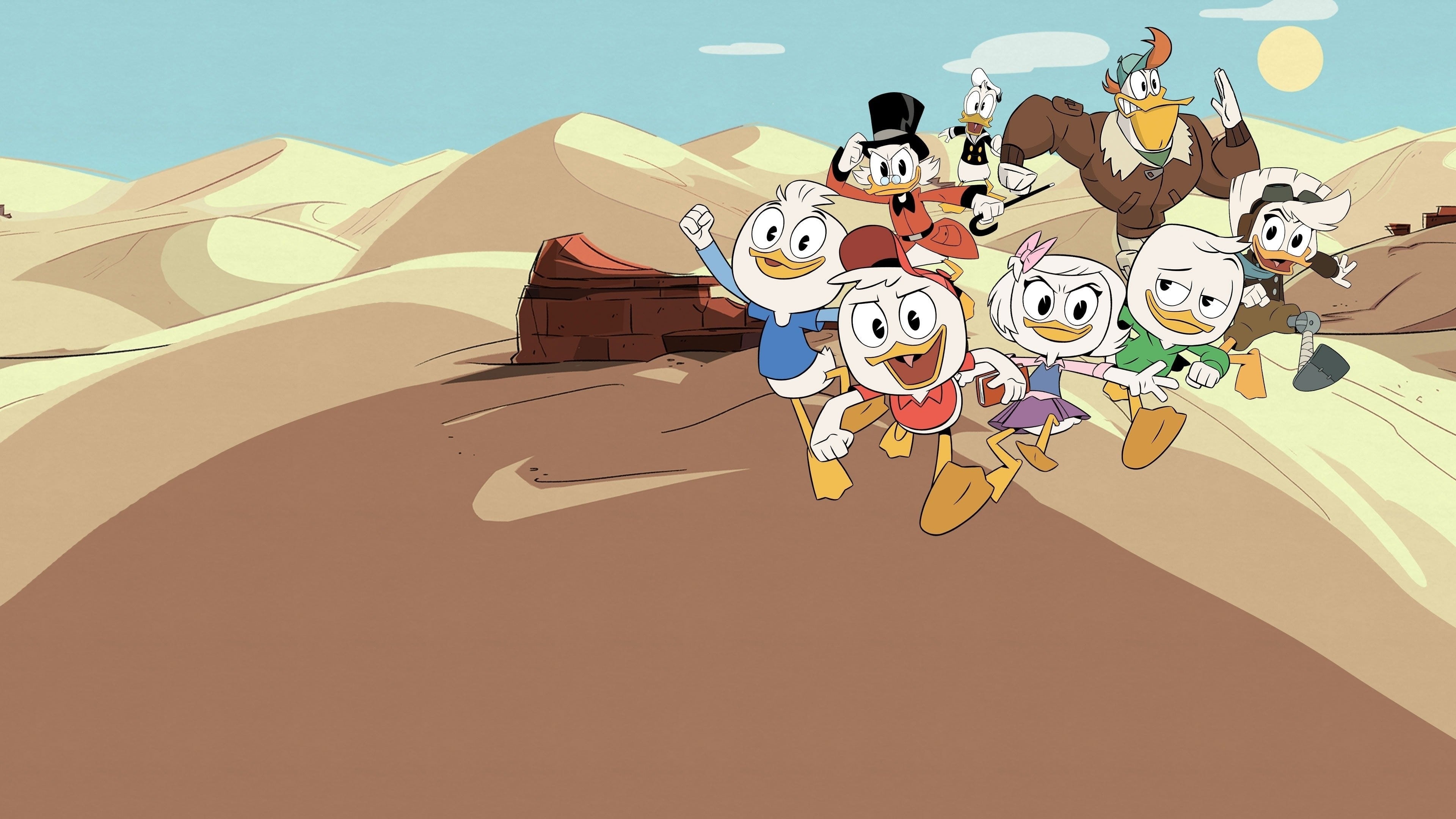 DuckTales Animation, TV series, Animated adventure, Duckburg, 3840x2160 4K Desktop