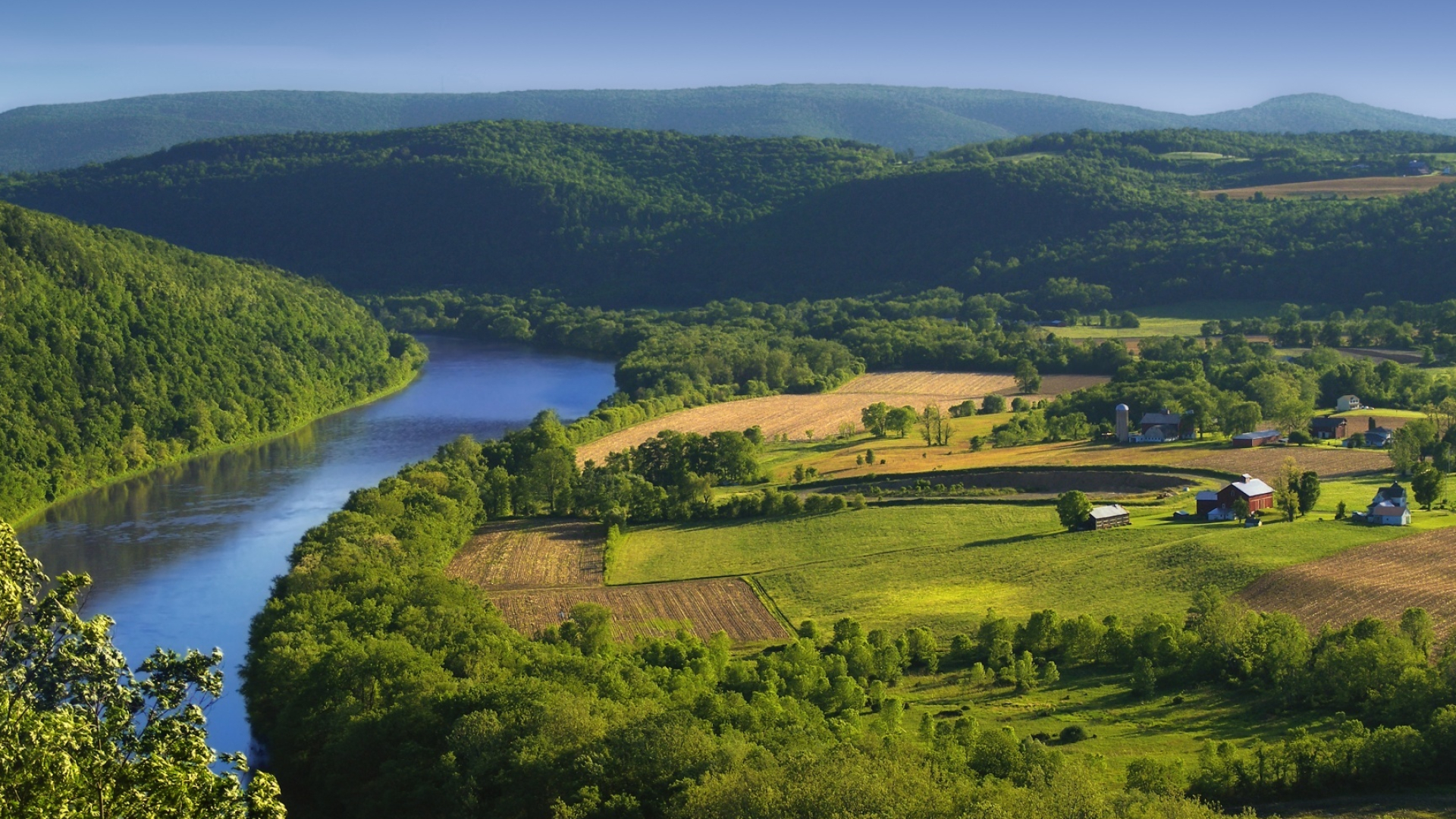 Pennsylvania travels, Meander, UHD TV, Widescreen, 1920x1080 Full HD Desktop