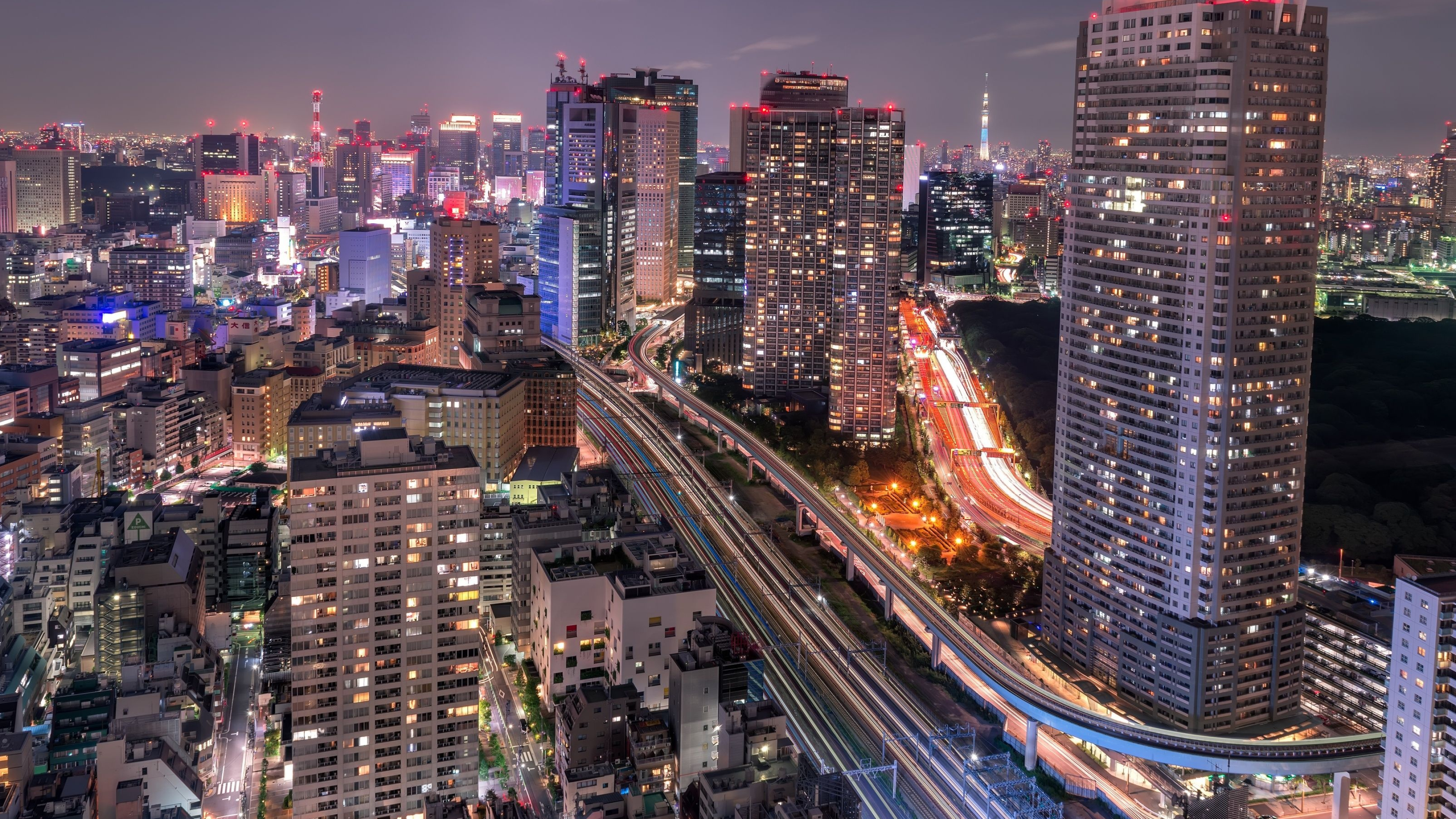 Tokyo, Cities Wallpaper, 3560x2000 HD Desktop