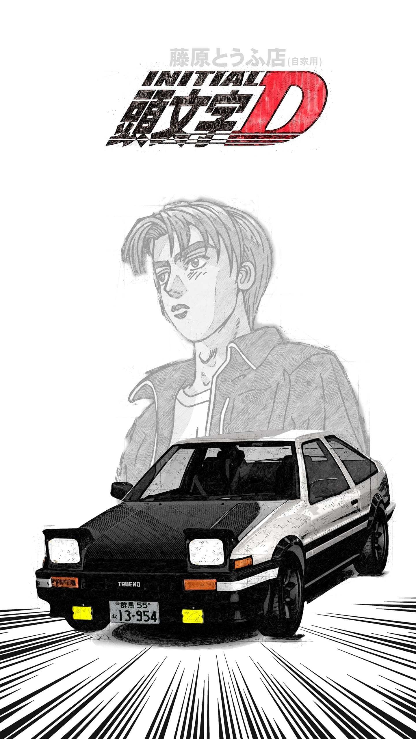 Poster, Initial D Wallpaper, 1440x2560 HD Phone