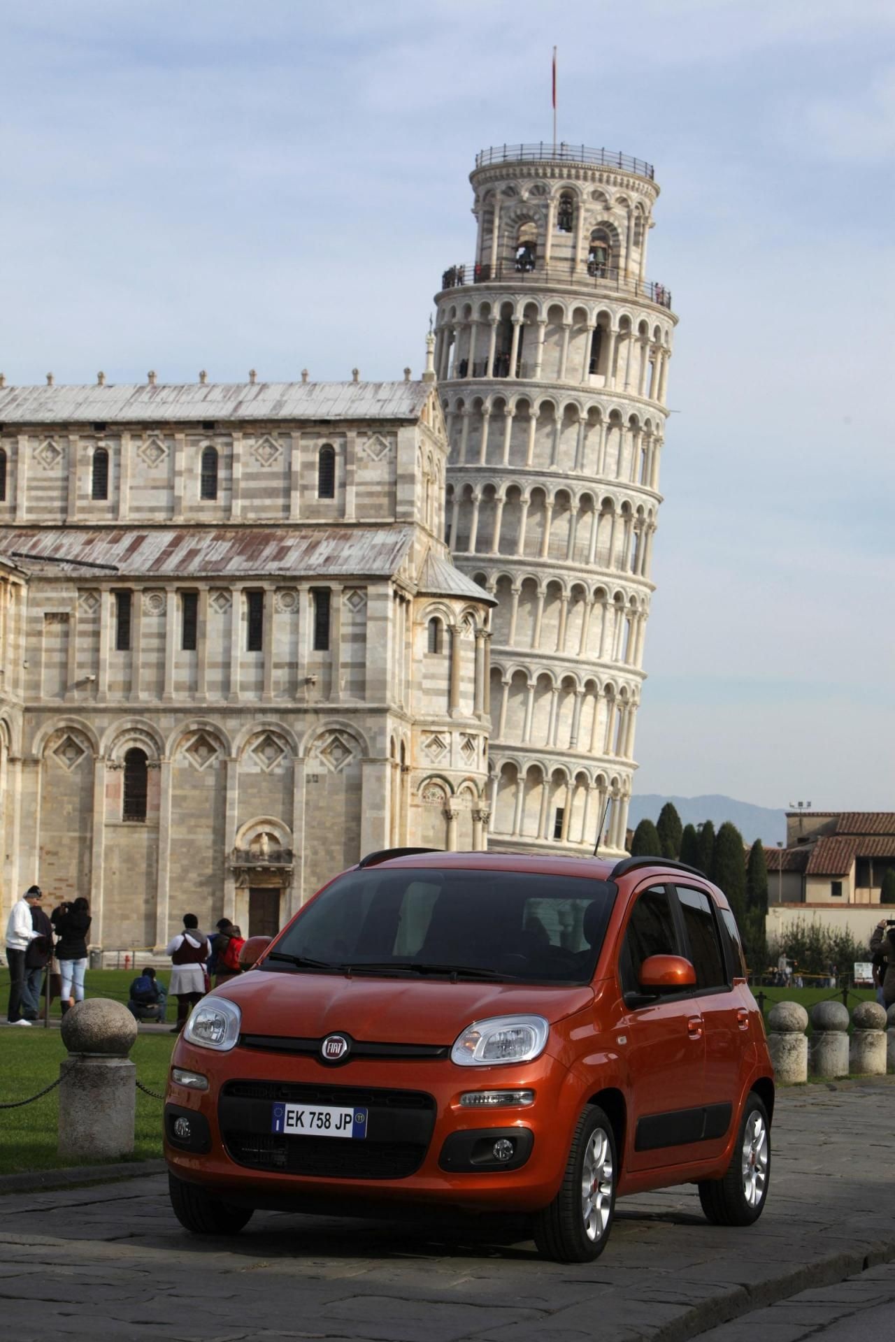 Fiat Panda, Compact European car, 2012 model, Italian manufacturer, 1280x1920 HD Phone