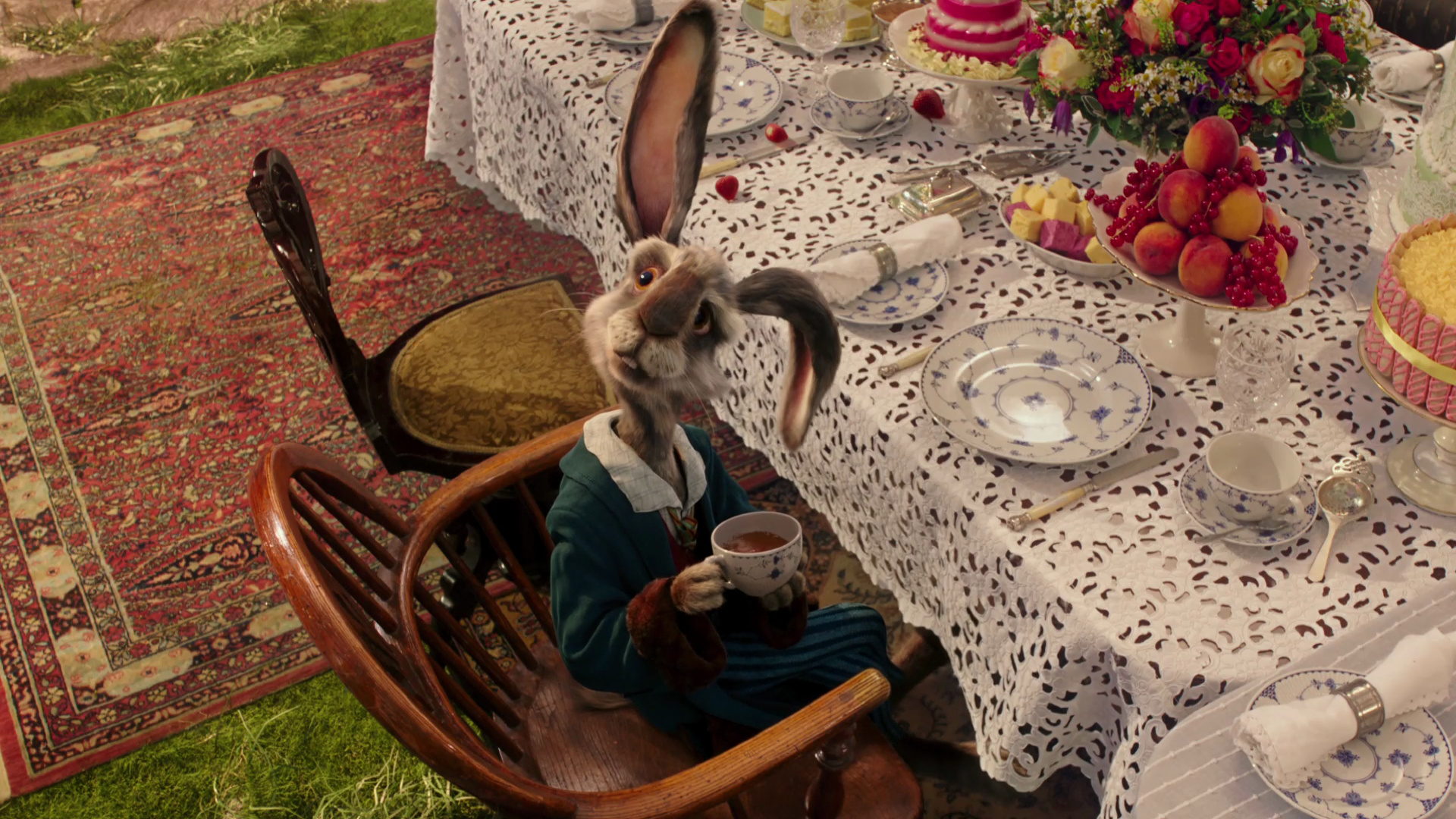 Alice, Looking Glass, Screencaps, Tea party, 1920x1080 Full HD Desktop