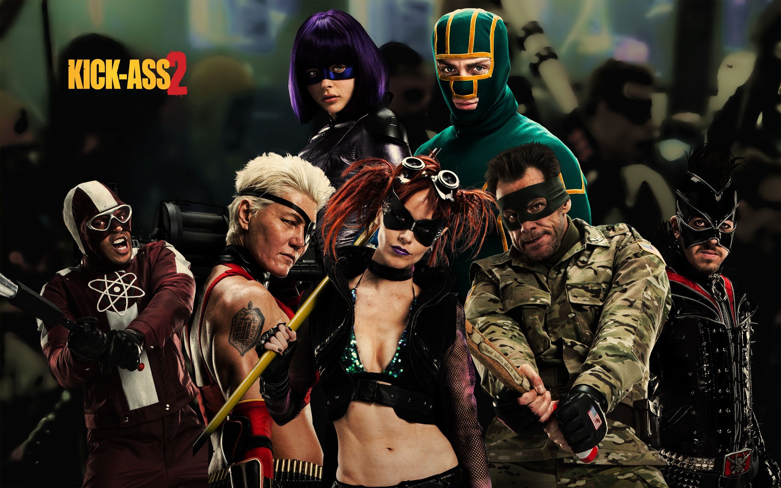 Kick-Ass movie, Popcorn and candy, Perfect movie night, Fun and excitement, 2560x1600 HD Desktop