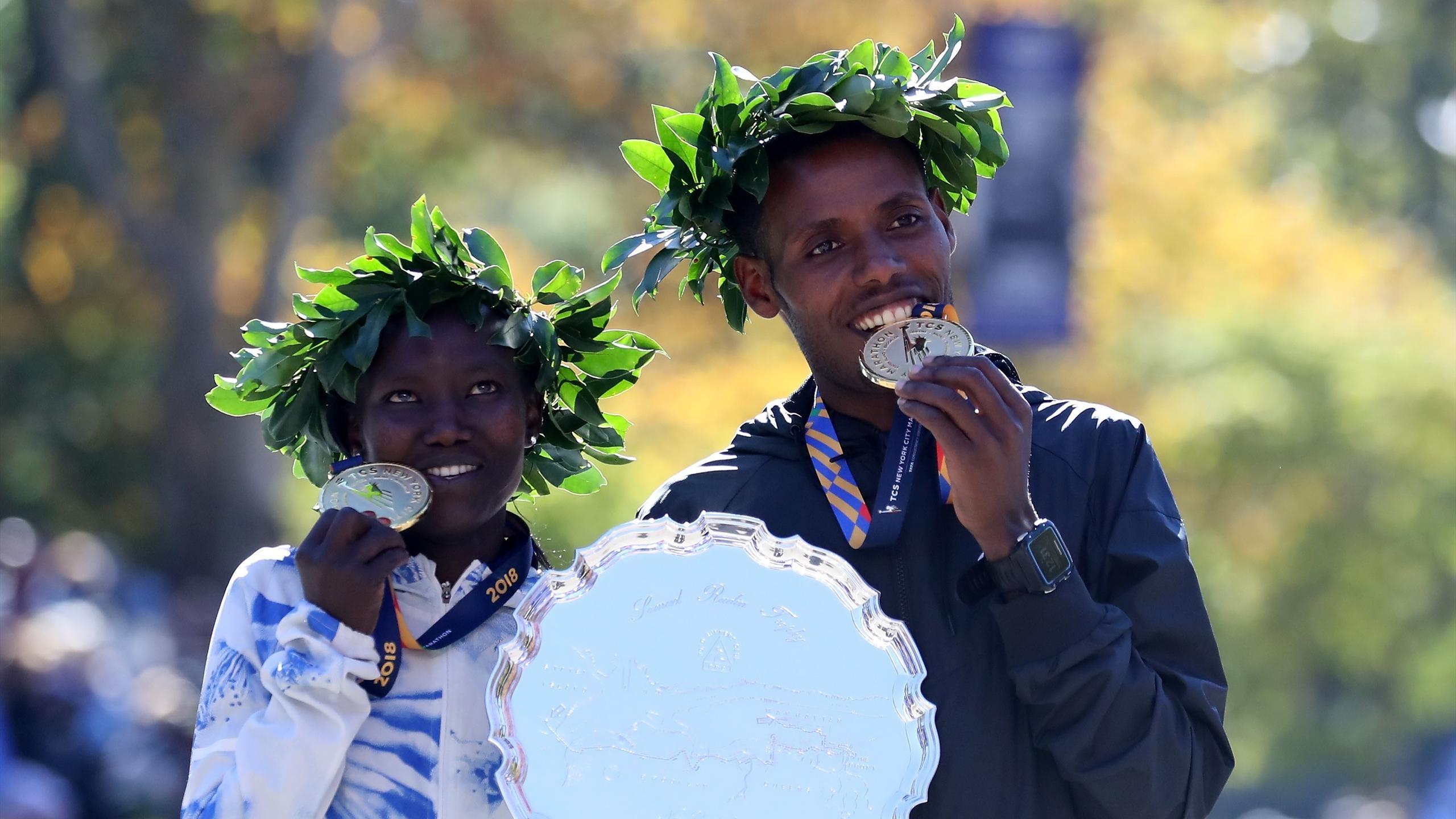 New York City Marathon 2019, Mary Keitany, NYC Marathon, Heat of Doha, 2560x1440 HD Desktop