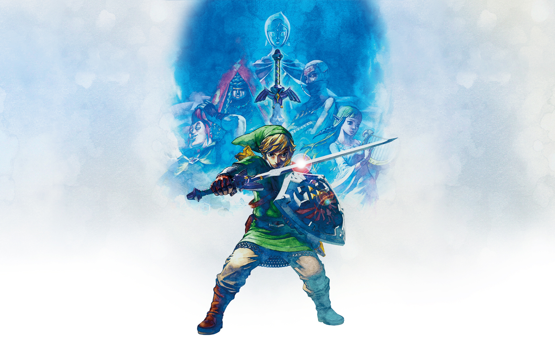 Skyward Sword artwork, Captivating designs, Gaming masterpiece, Digital allure, 1920x1200 HD Desktop