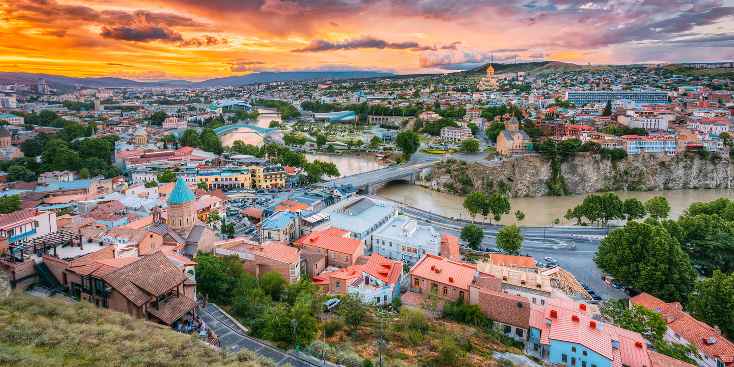 Tbilisi, The Beauty of Georgia, Yampu Tours, 2500x1250 Dual Screen Desktop