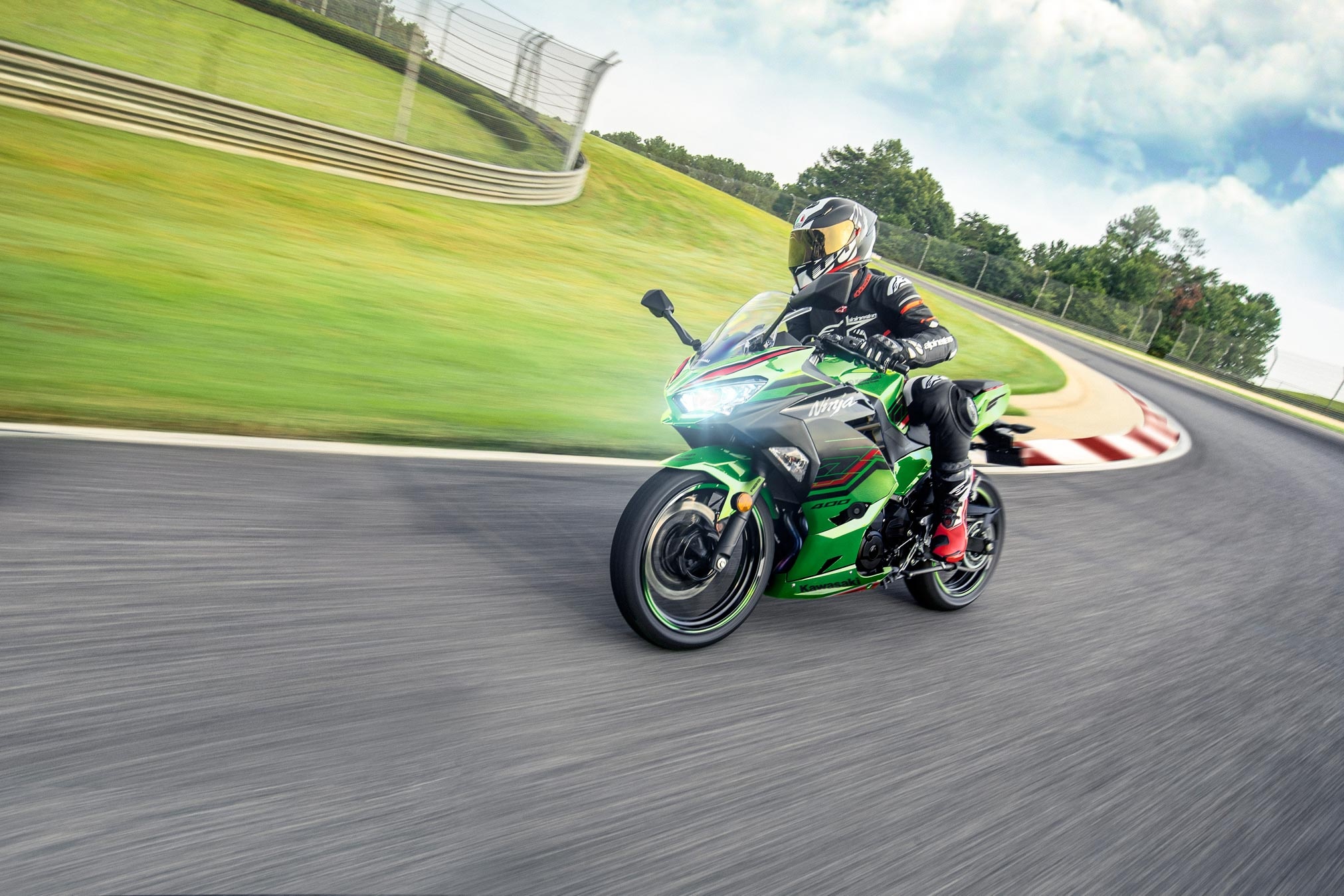 Race track, Kawasaki Ninja 400 Wallpaper, 2030x1350 HD Desktop