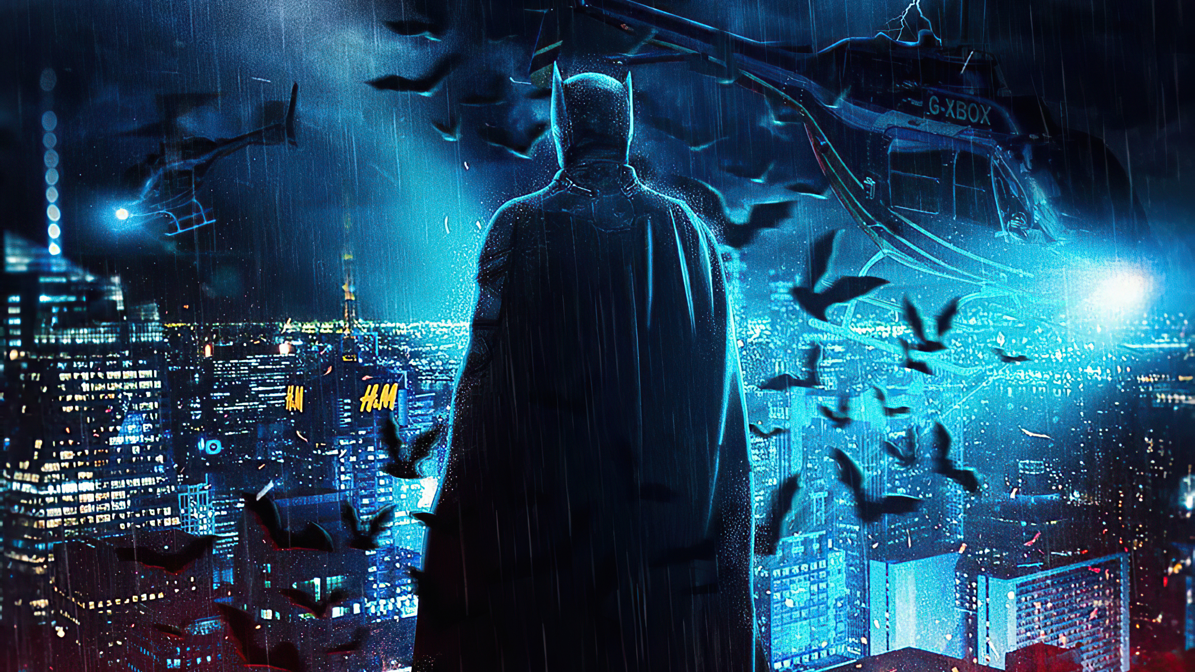 Batman, Gotham City Wallpaper, 3840x2160 4K Desktop