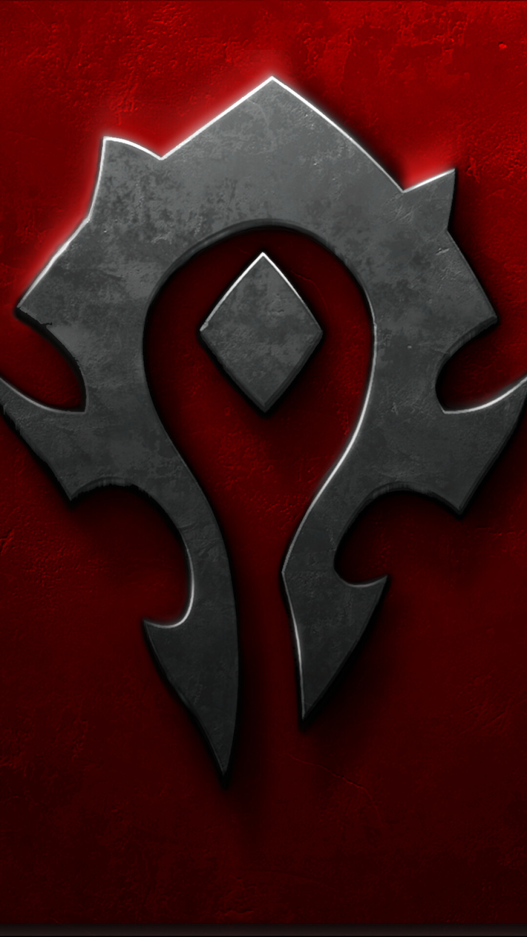 Horde Logo, World of Warcraft Wallpaper, 1080x1920 Full HD Phone