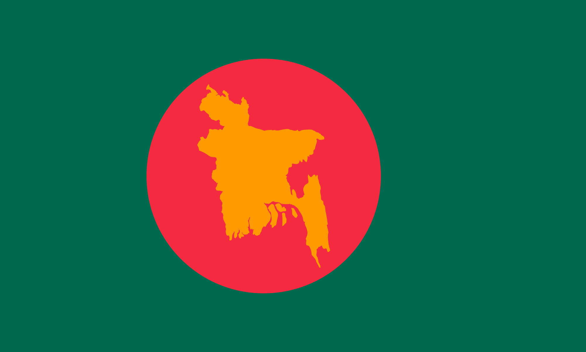 Bangladesh flag, National symbol, Patriotism display, Vibrant colors, 2000x1200 HD Desktop