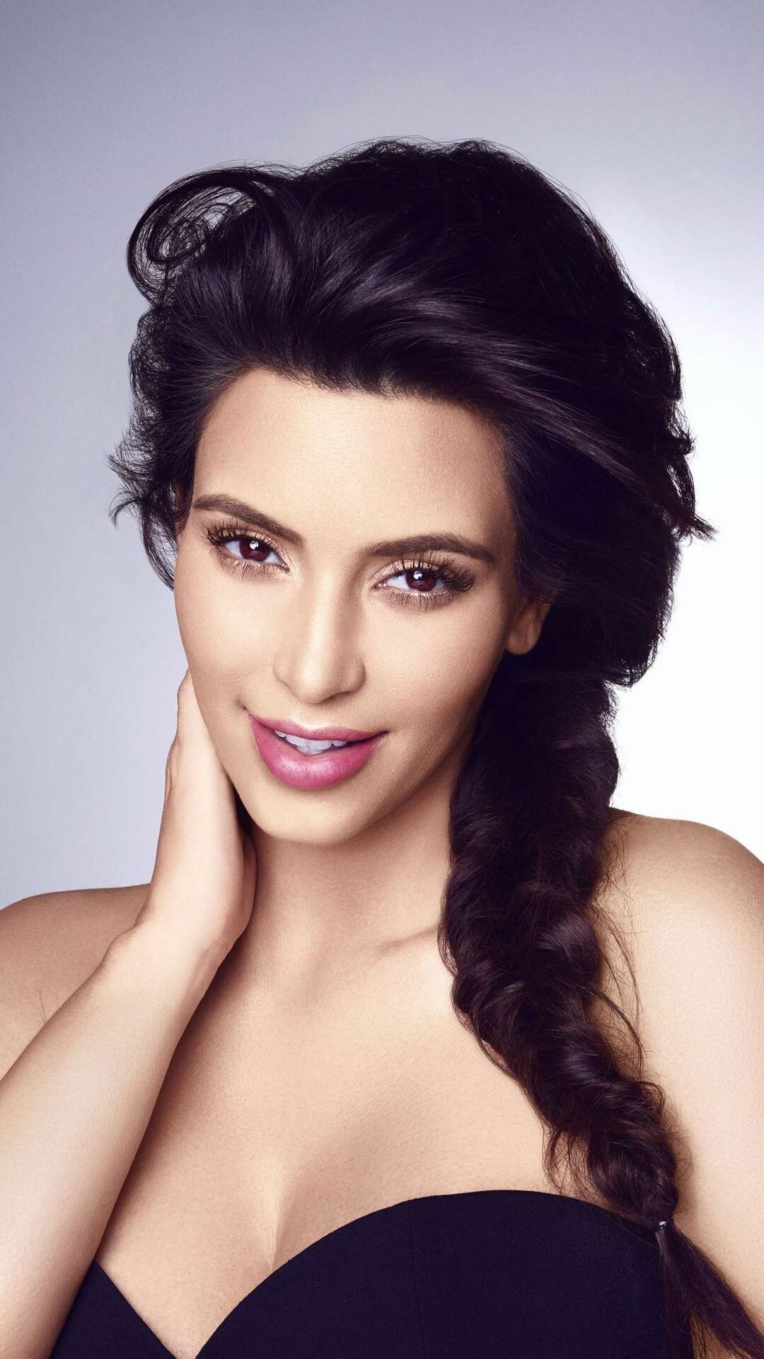 Kim Kardashian, iPhone wallpapers, Celebrity beauty, Glamorous images, 1080x1920 Full HD Phone