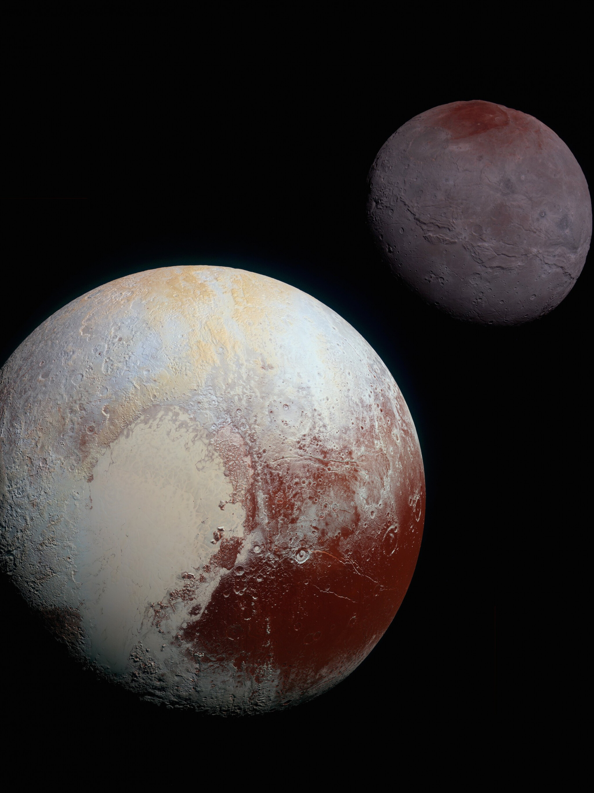 New Horizons Probe, Pluto Wallpaper, 2050x2740 HD Phone