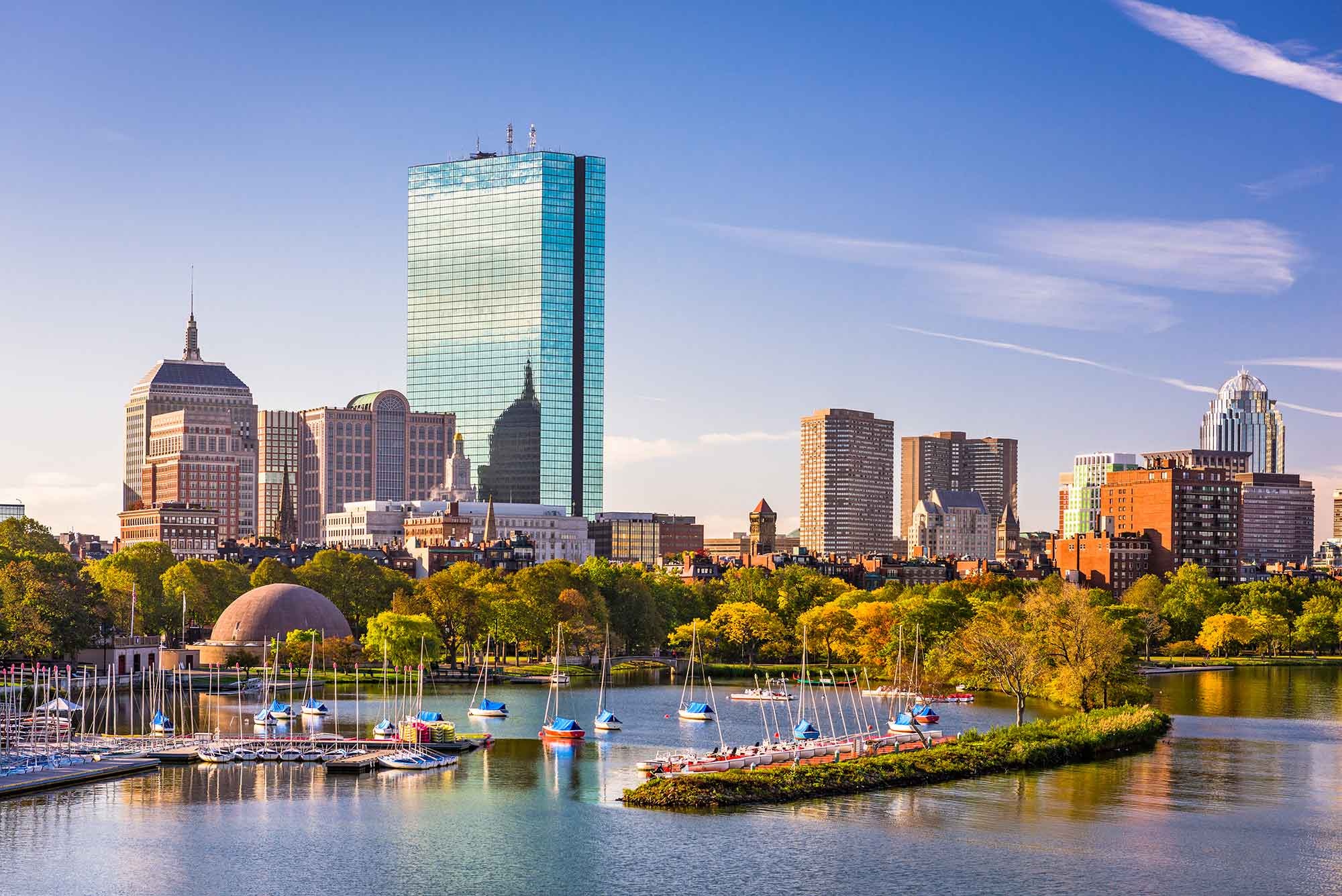 200 Clarendon Street, Boston Skyline Wallpaper, 2000x1340 HD Desktop