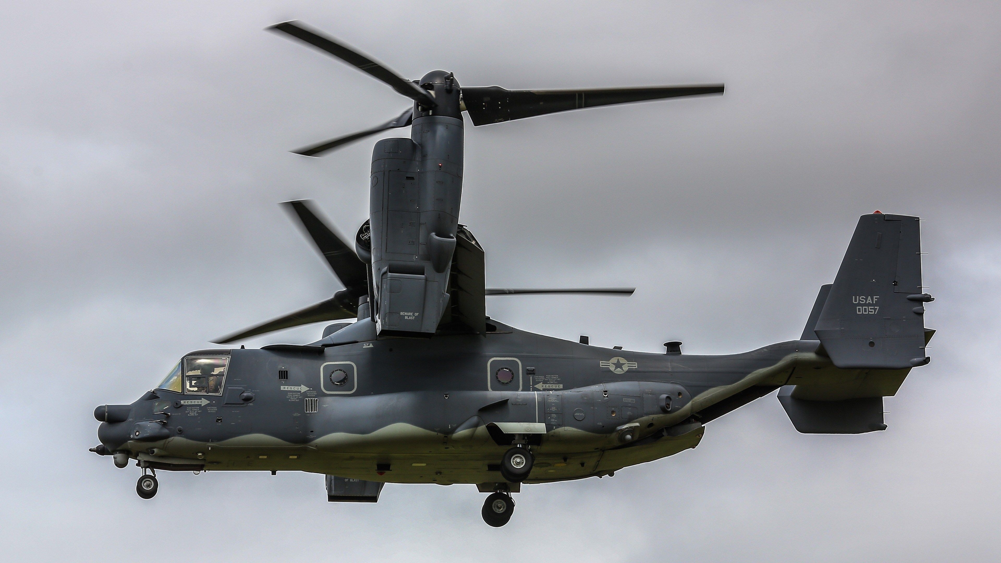 V-22 Osprey, Cool wallpaper, Aviation artistry, Striking visuals, 3840x2160 4K Desktop