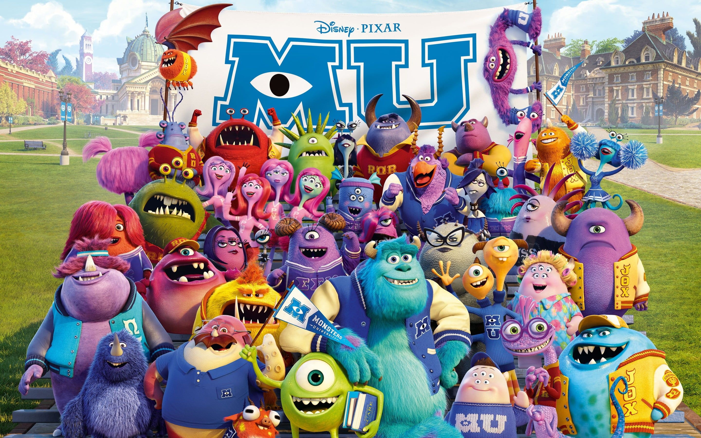 Monsters University, Pixar Wallpaper, 2880x1800 HD Desktop