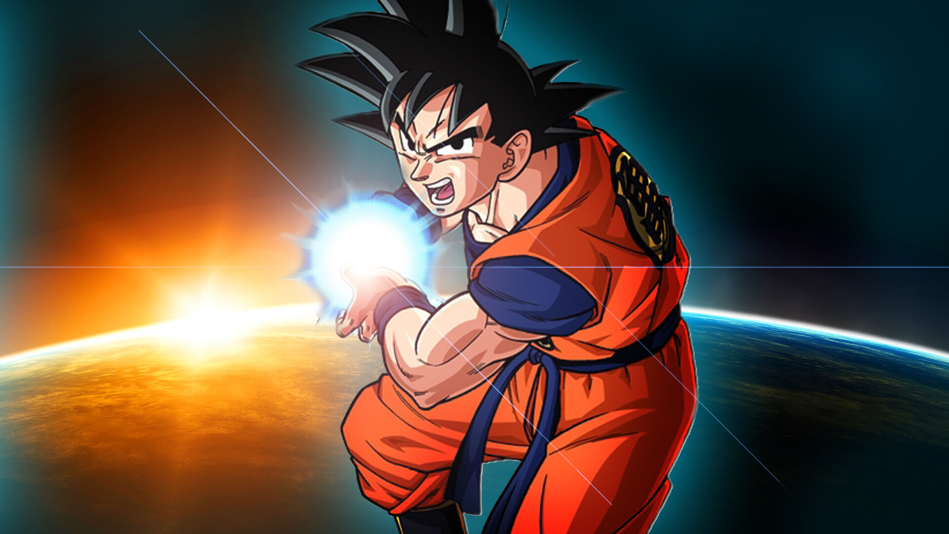 Goku Kamehameha, Wallpaper collection, 1920x1080 Full HD Desktop